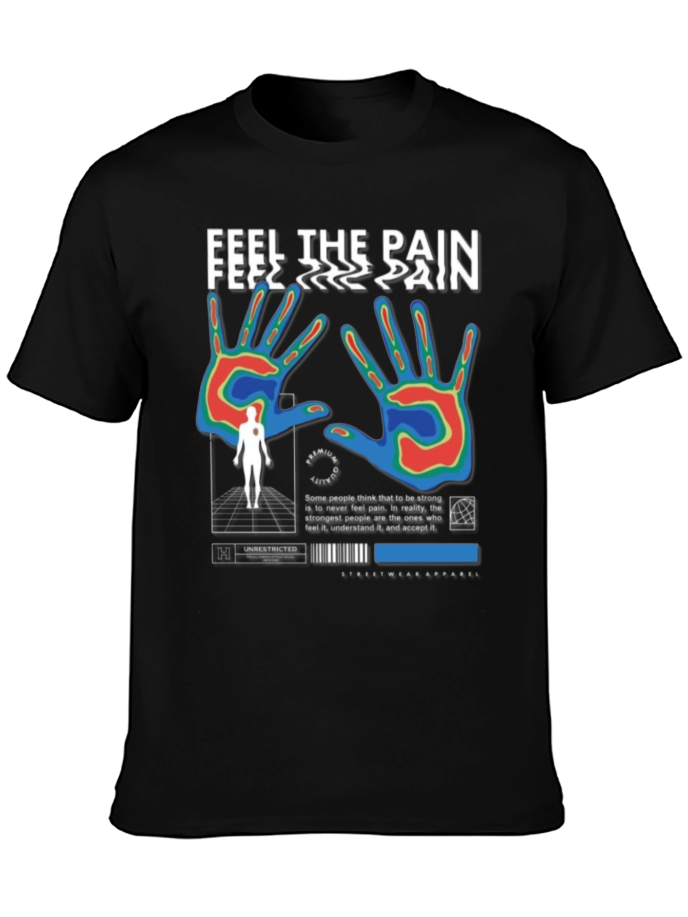 Feel The Pain Graphic T-Shirt