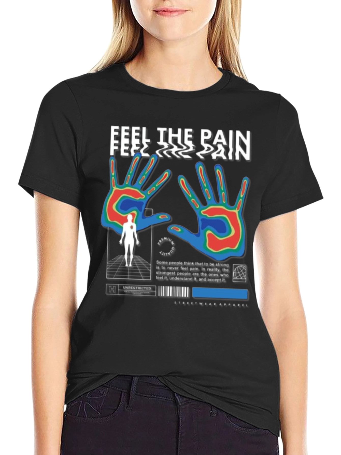 Feel The Pain Graphic T-Shirt