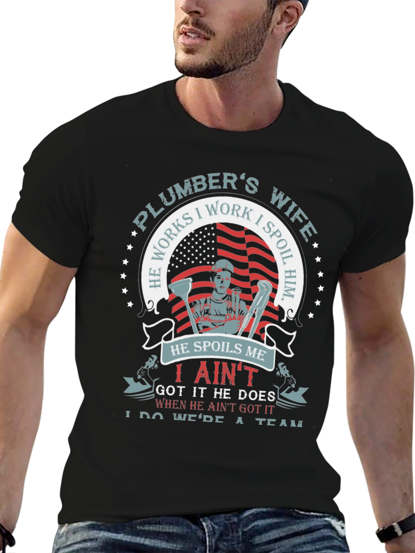 Plumbers Wife Graphic T-Shirt