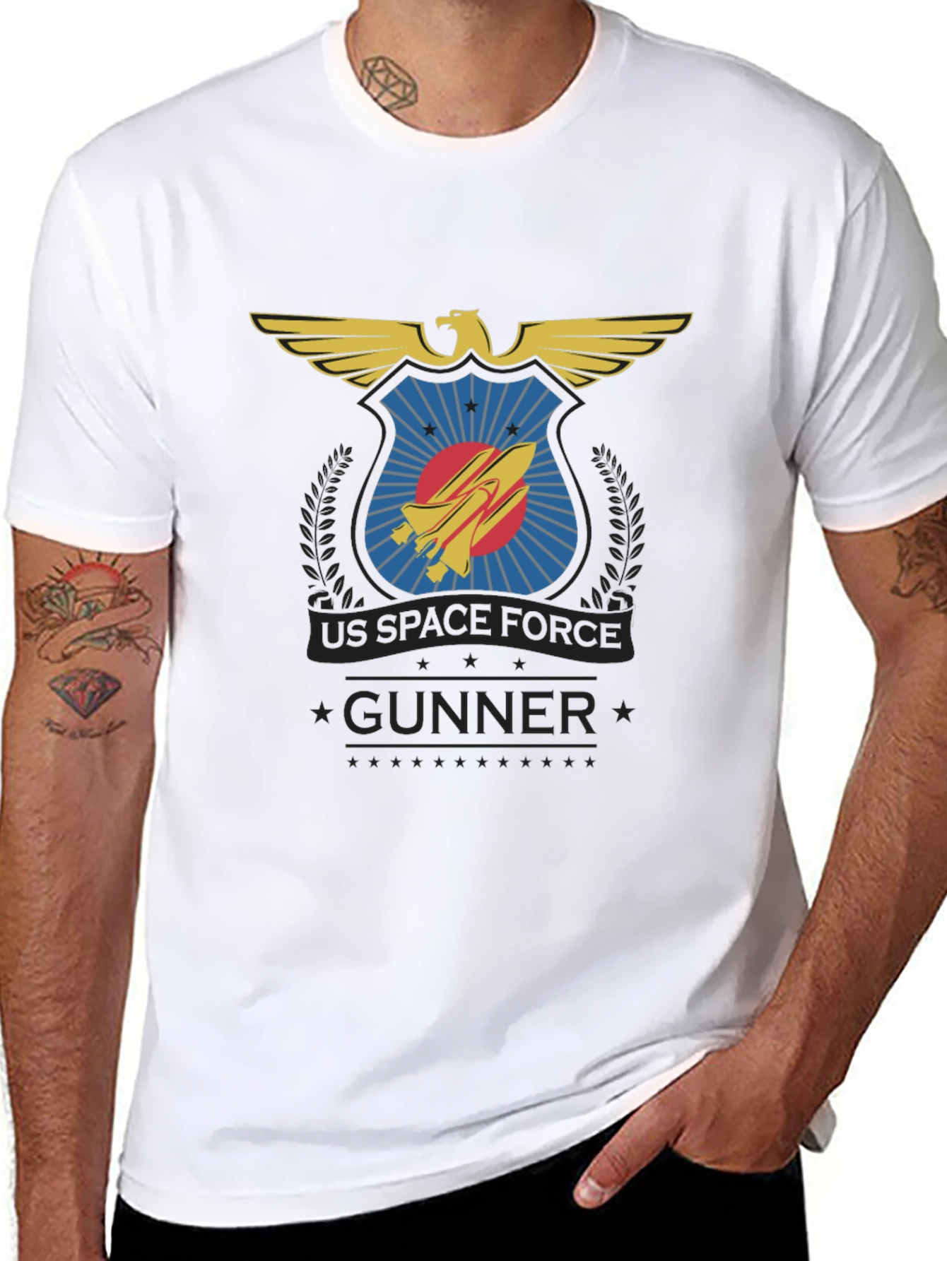 US Space Force Gunner Graphic T-Shirt