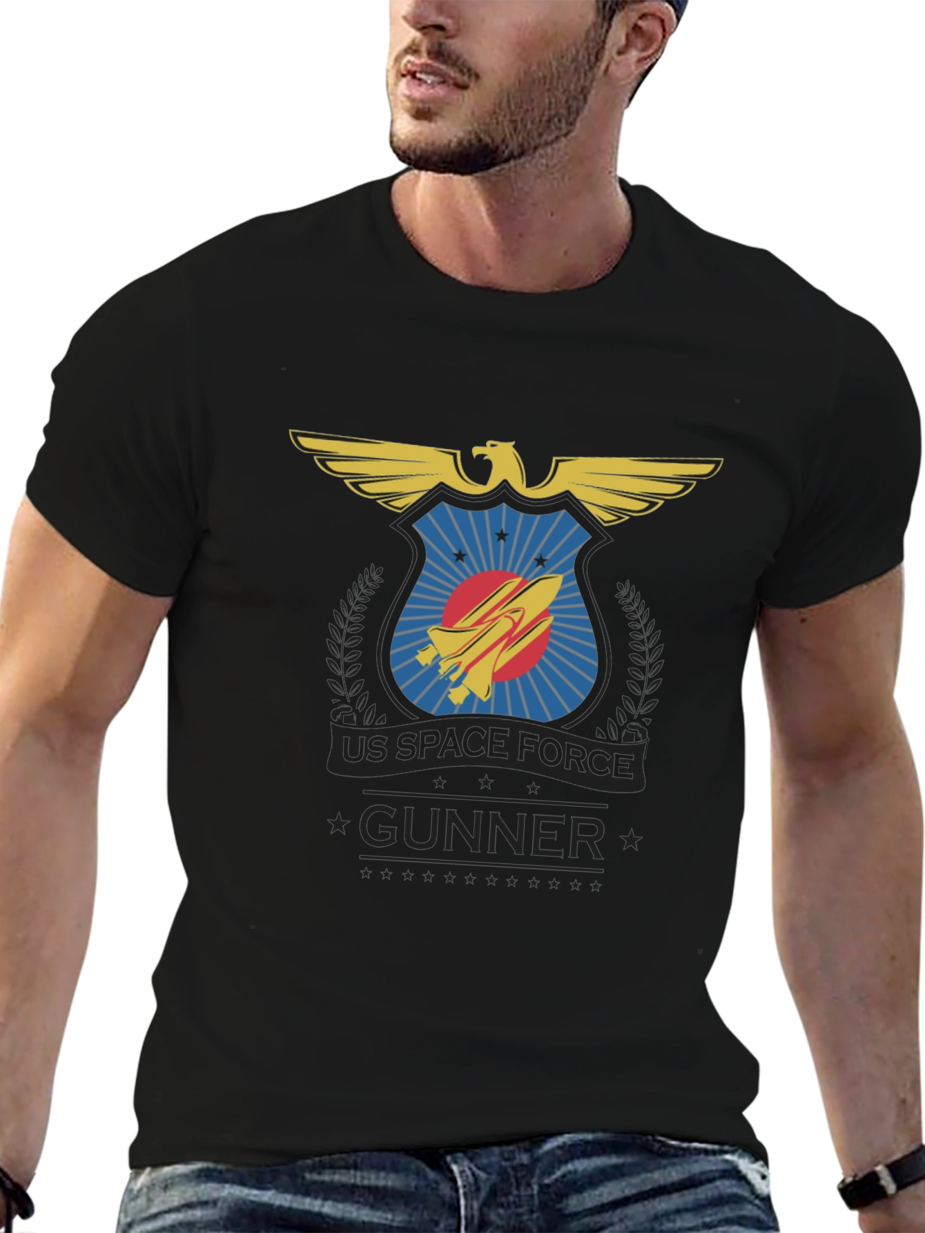 US Space Force Gunner Graphic T-Shirt