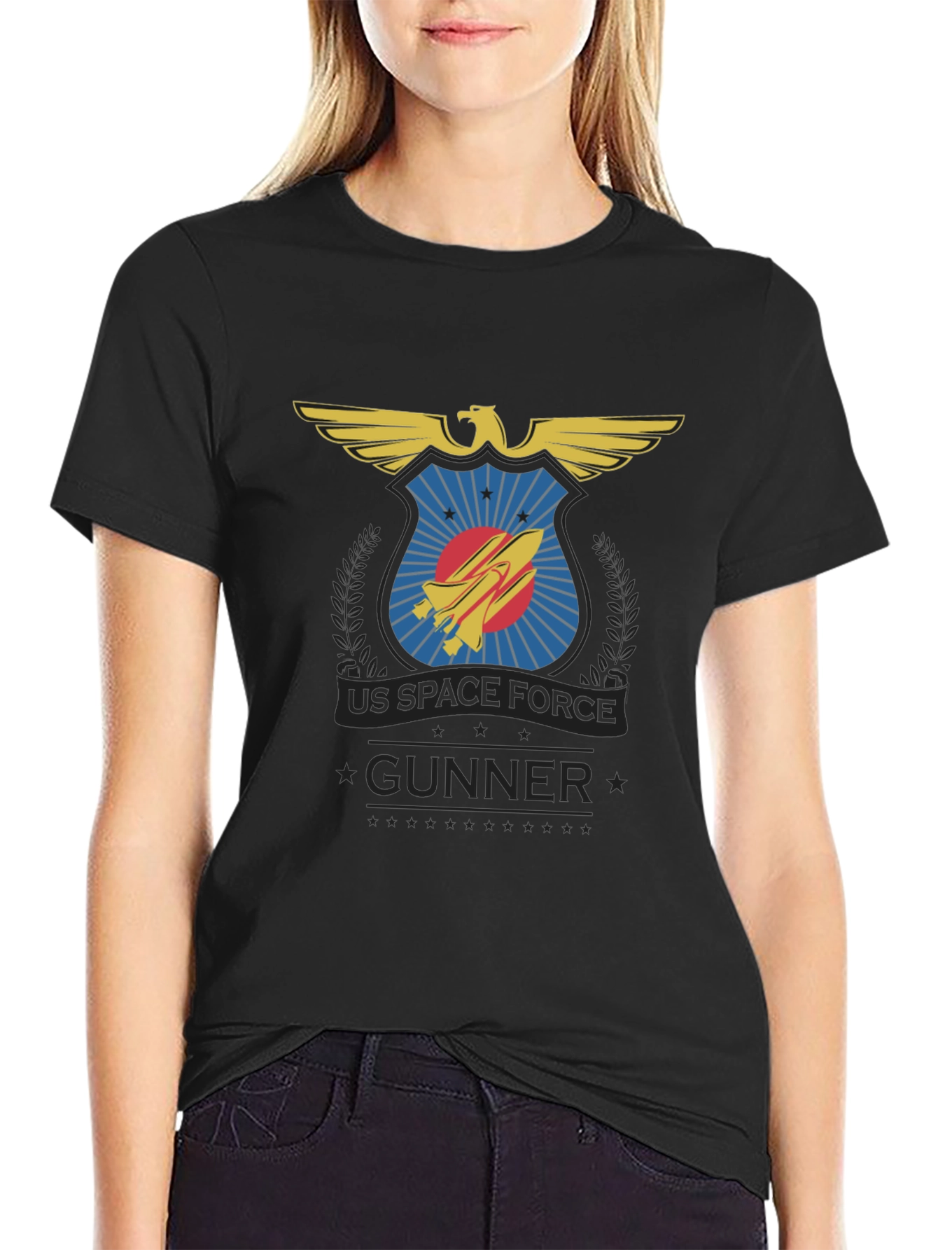US Space Force Gunner Graphic T-Shirt