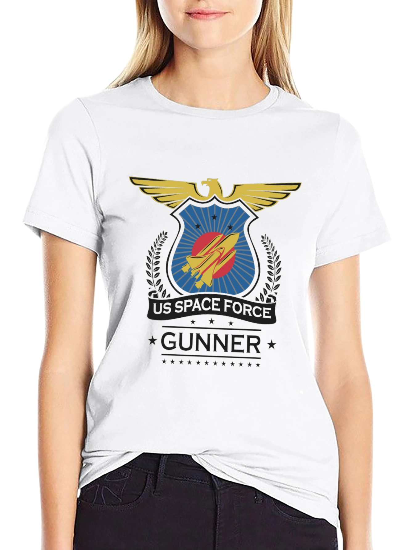 US Space Force Gunner Graphic T-Shirt