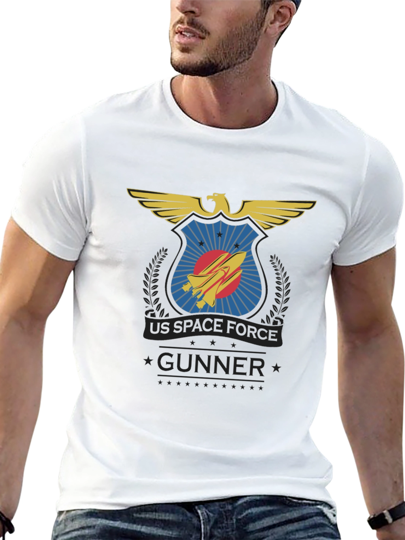 US Space Force Gunner Graphic T-Shirt