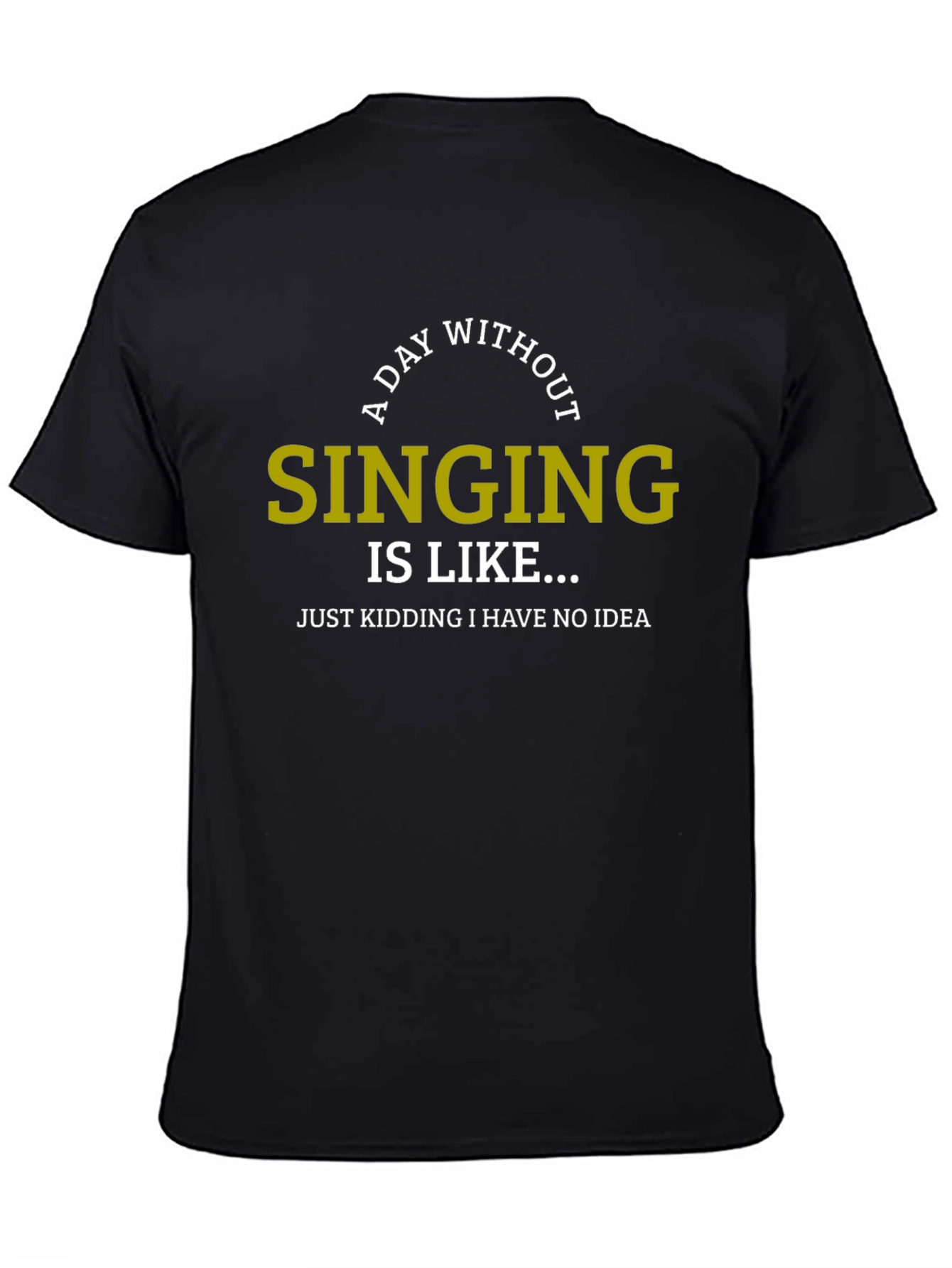 A Day Without Singing Funny T-Shirt
