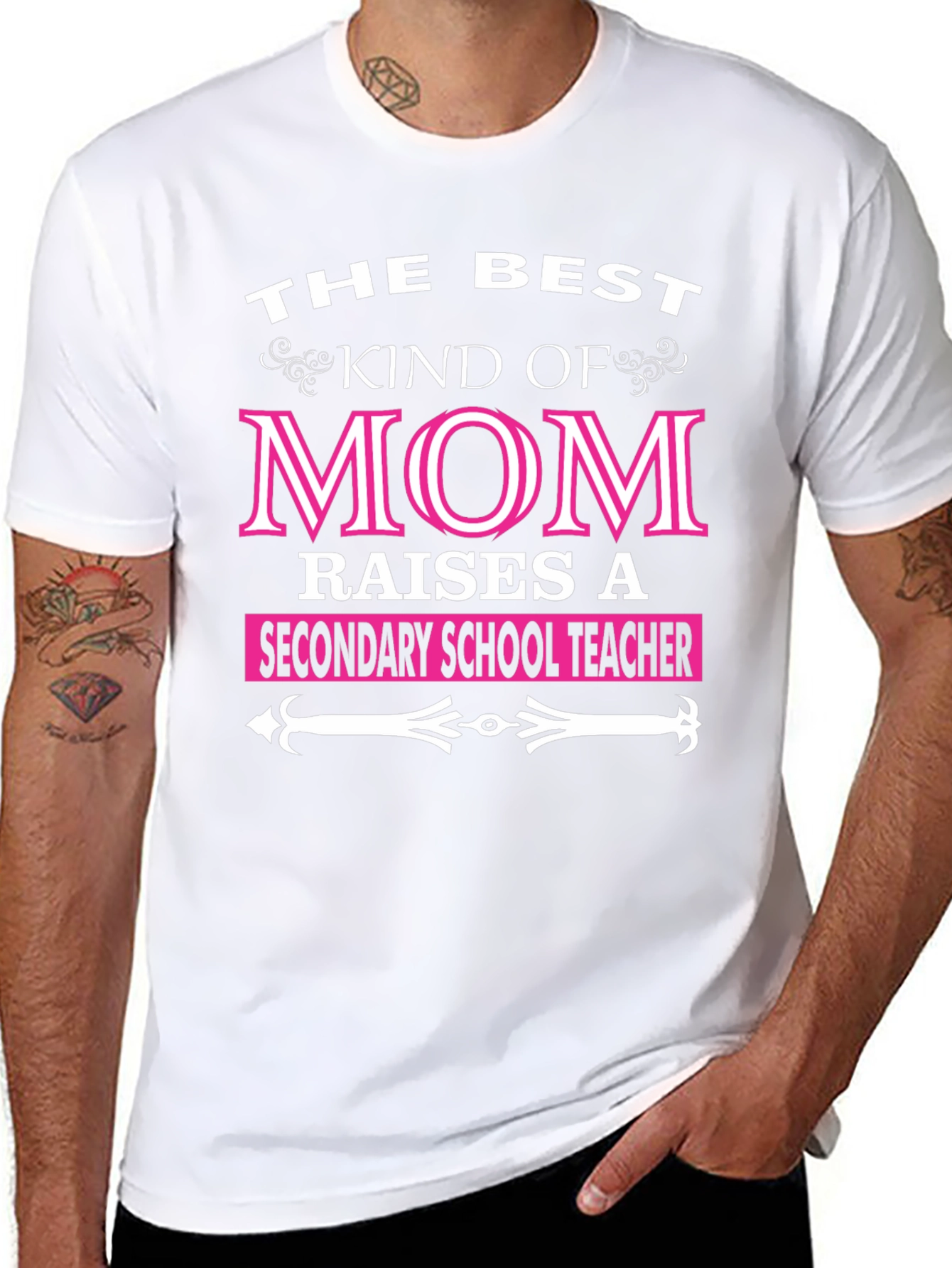 Best Kind of Mom T-Shirt - Secondary School Teacher