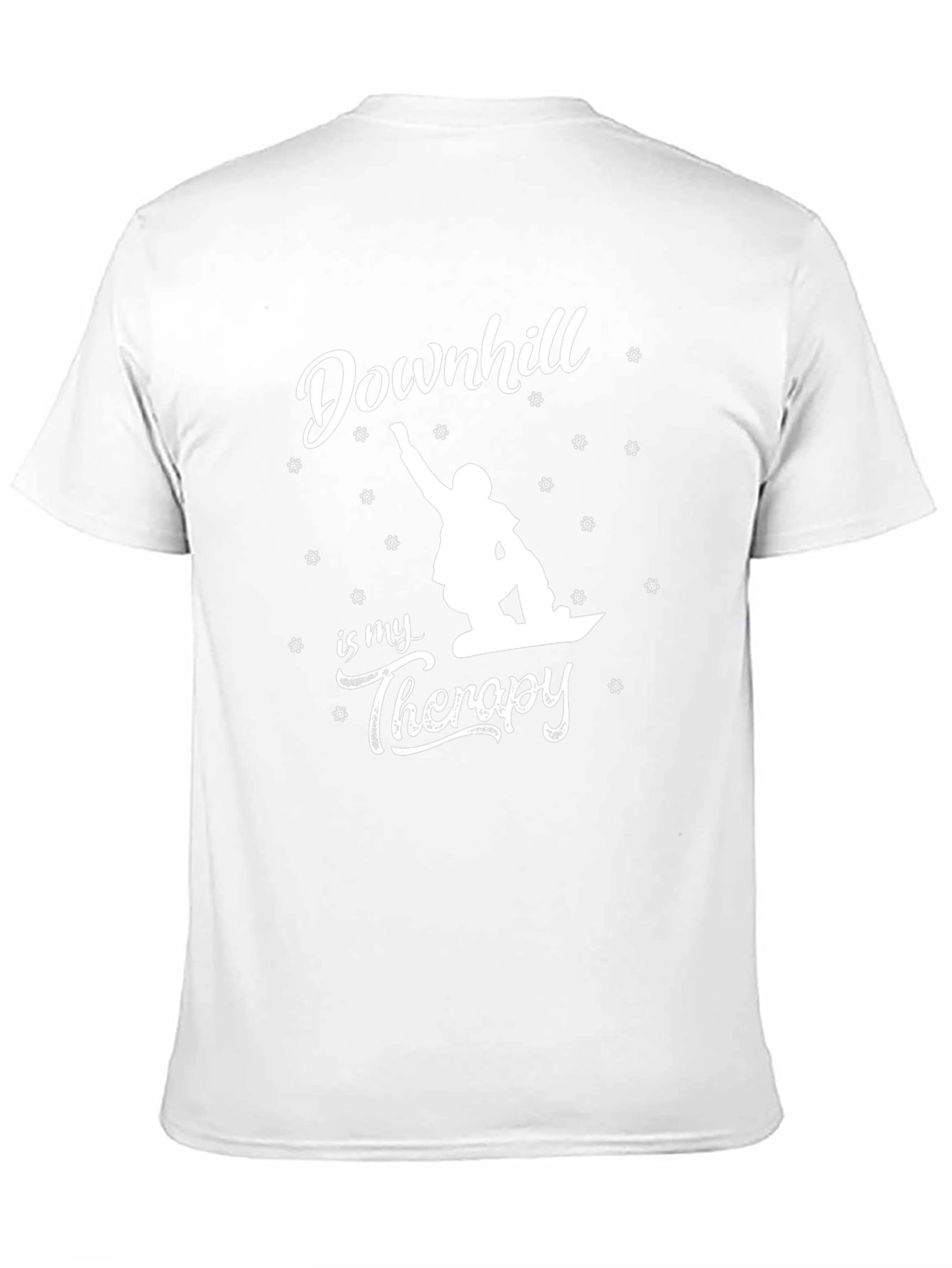 Downhill is My Therapy T-Shirt - Snowboarding Tee