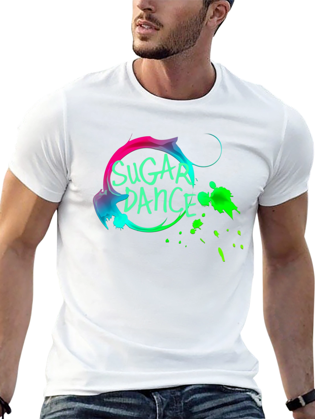 Sugar Dance Black Graphic Tee