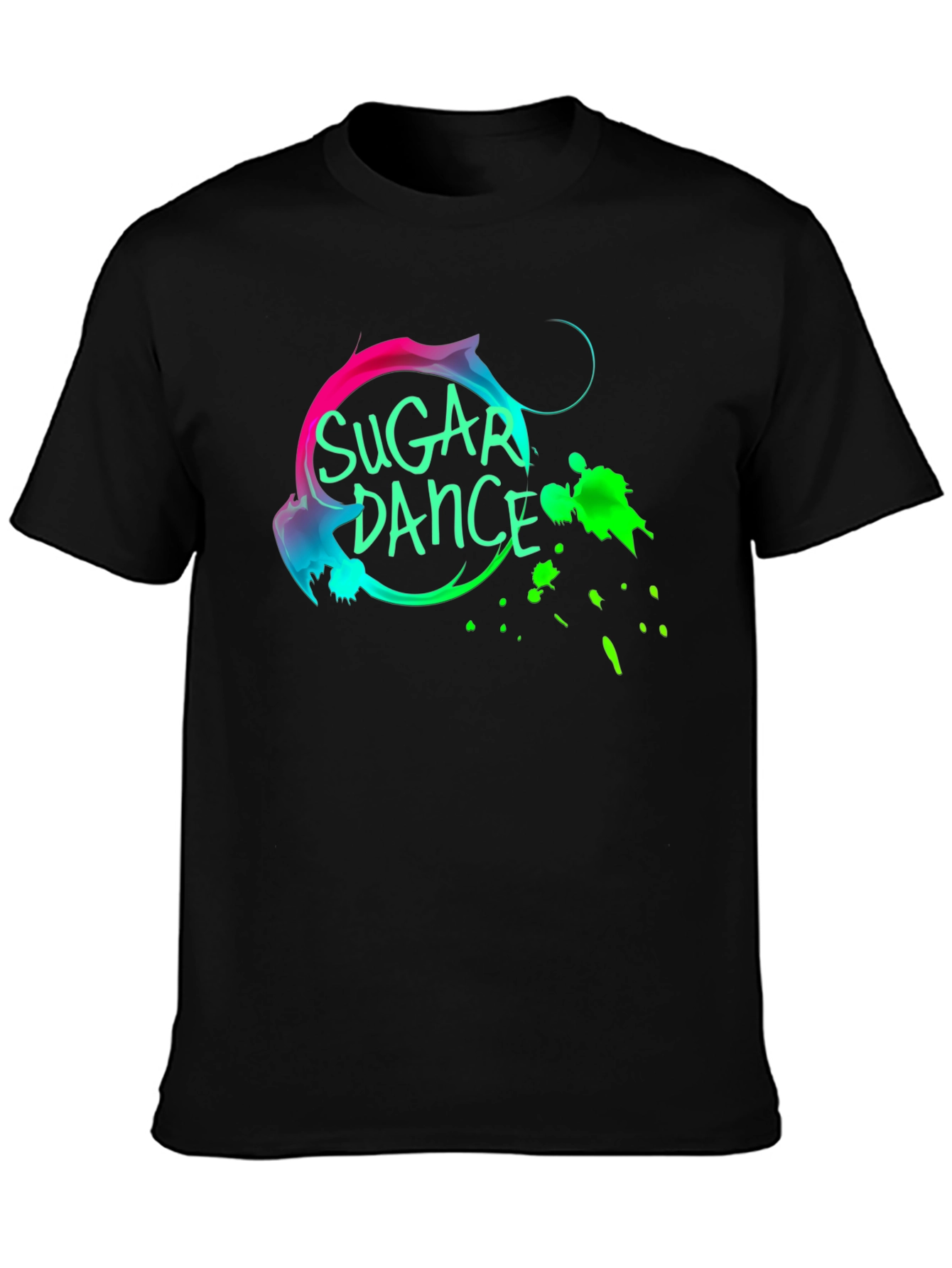 Sugar Dance Black Graphic Tee