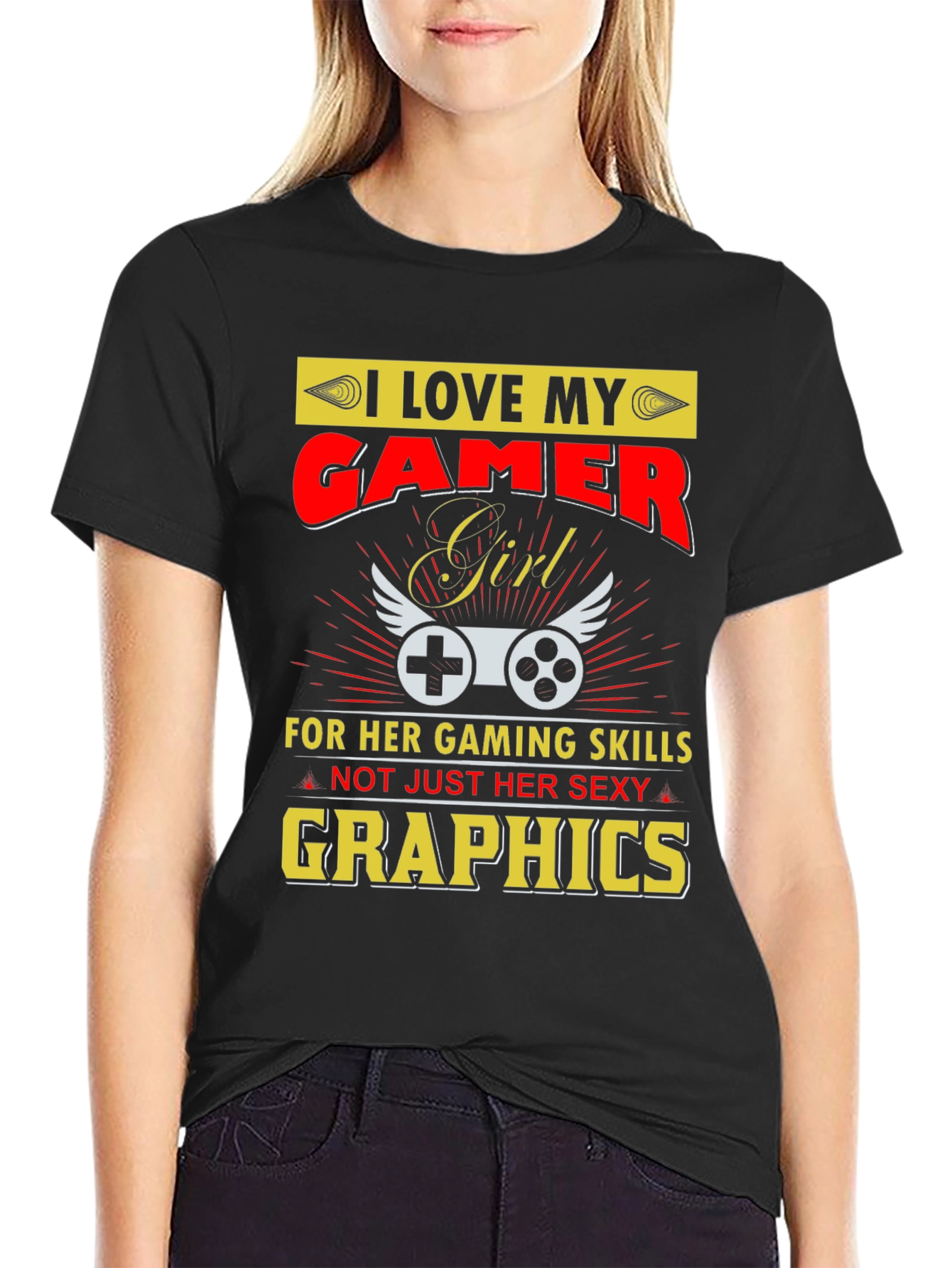 I Love My Gamer Girl T-Shirt