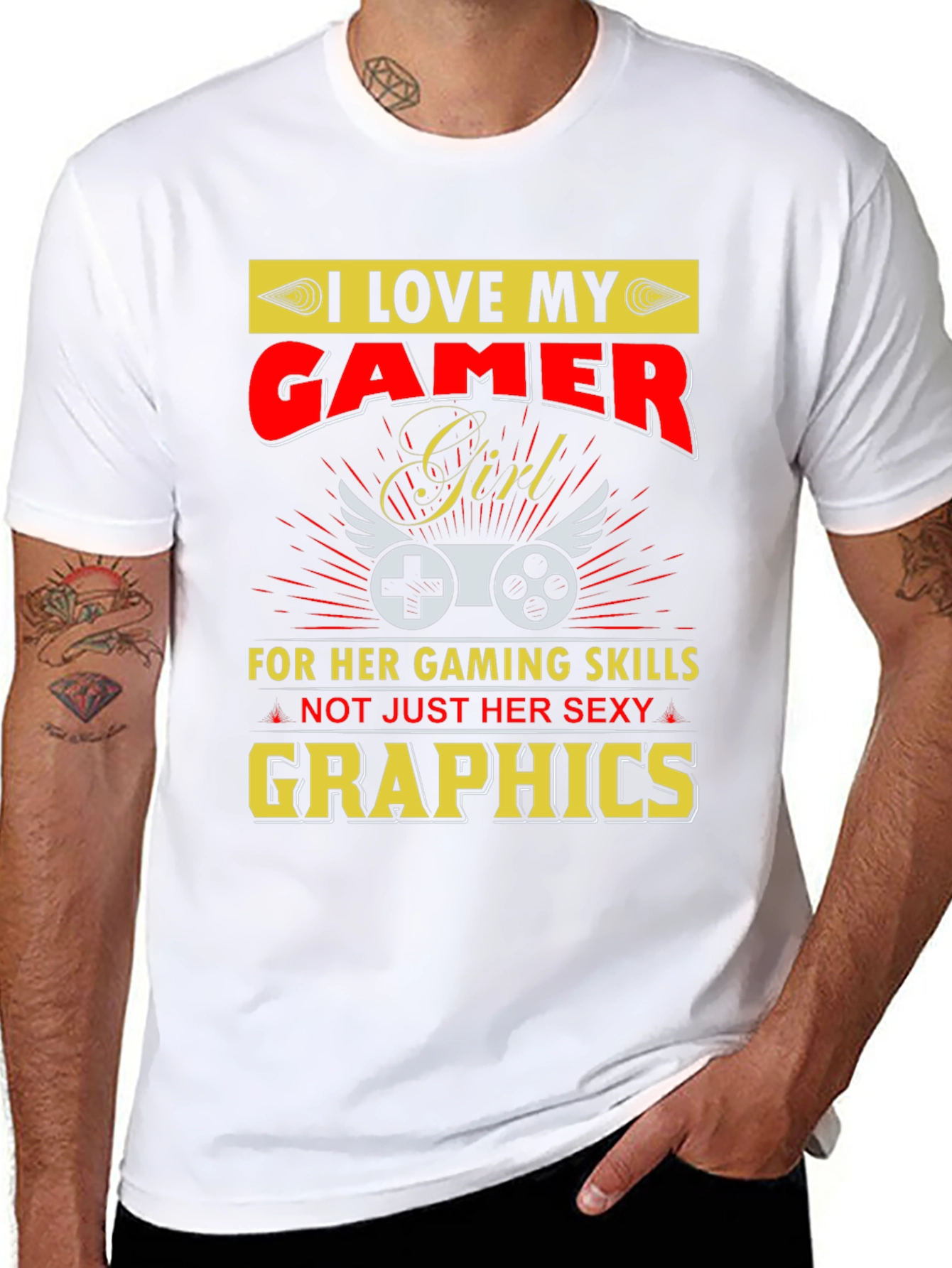 I Love My Gamer Girl T-Shirt