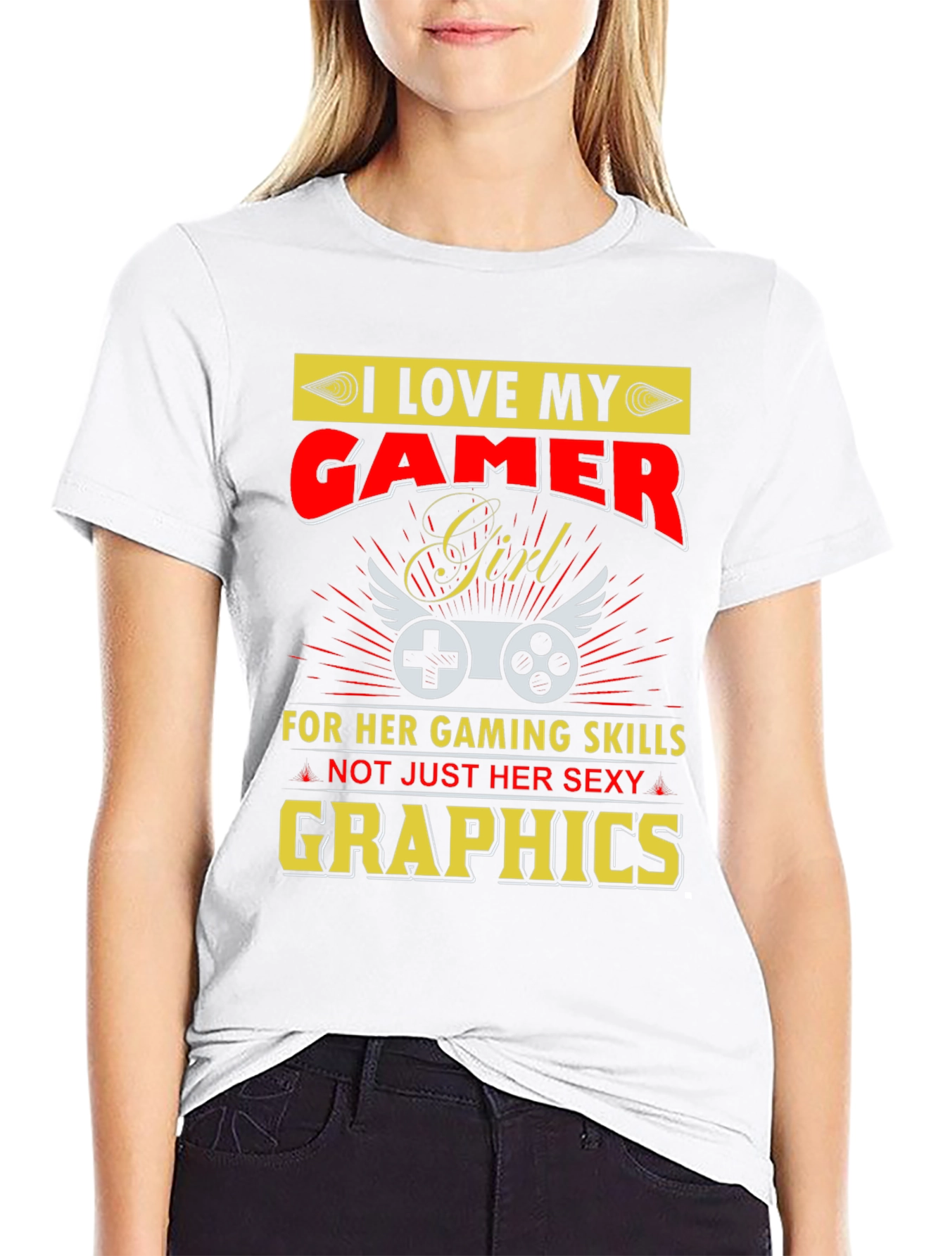 I Love My Gamer Girl T-Shirt