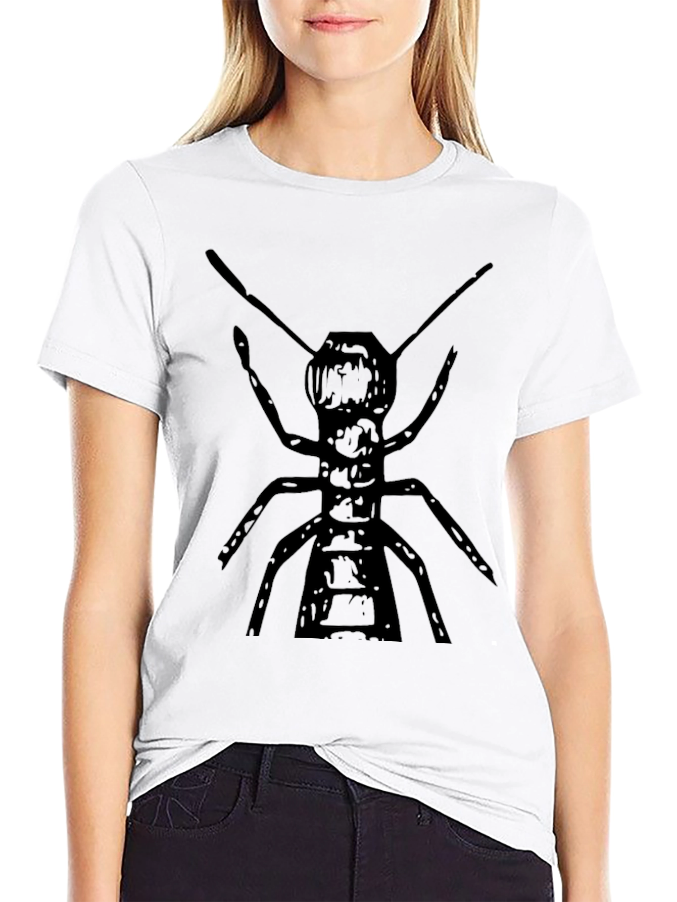 Black Ant Graphic Tee - Insect Lovers Shirt