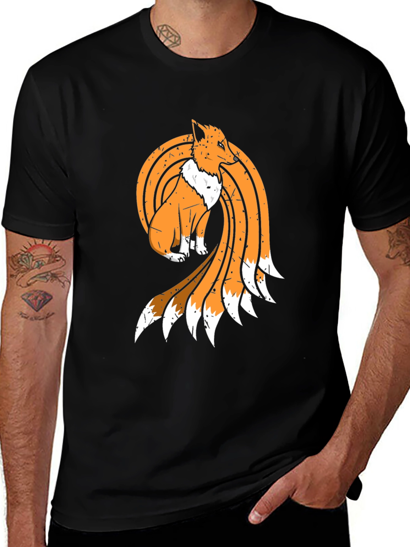Nine-Tailed Fox Graphic Tee
