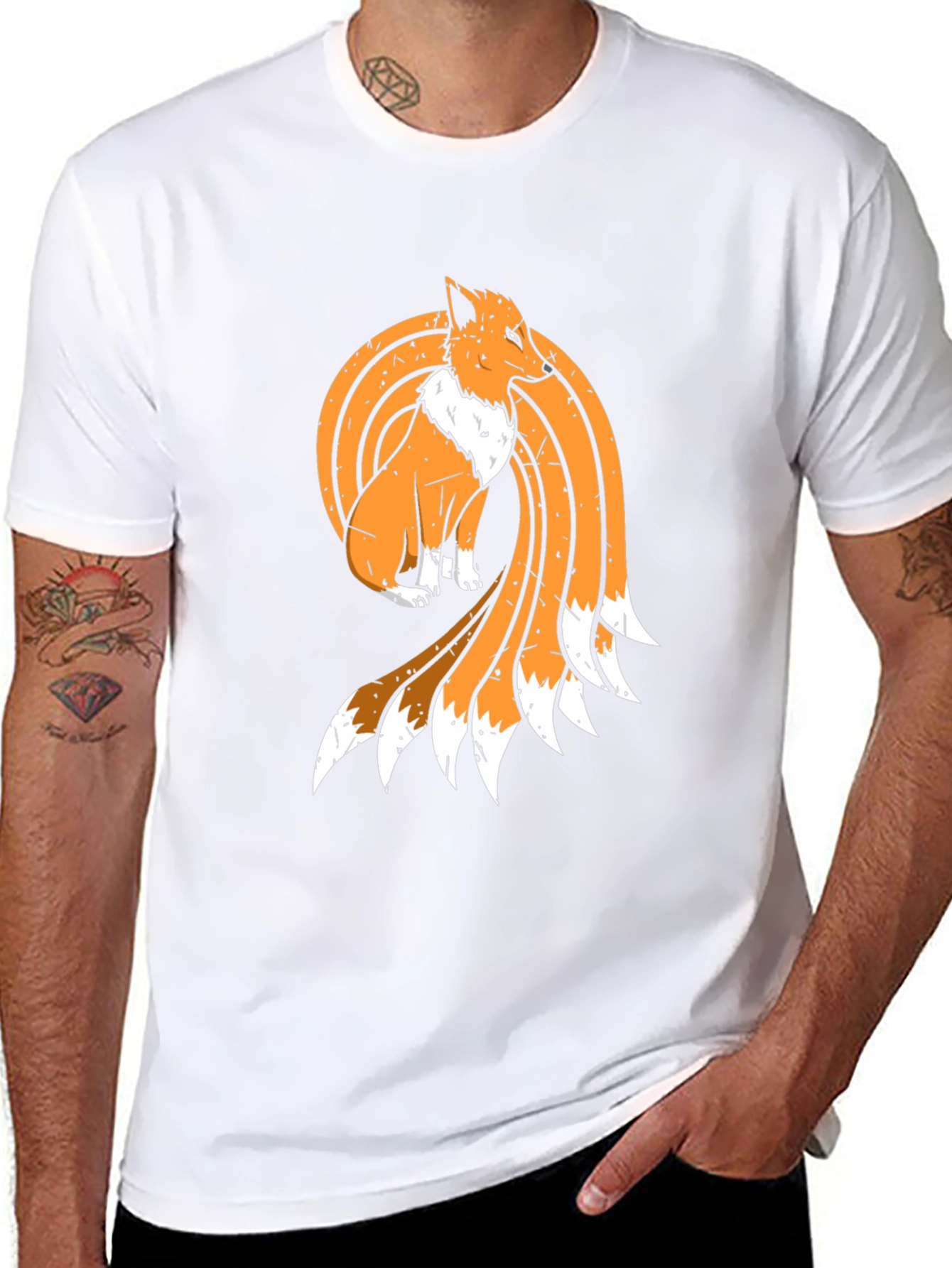 Nine-Tailed Fox Graphic Tee