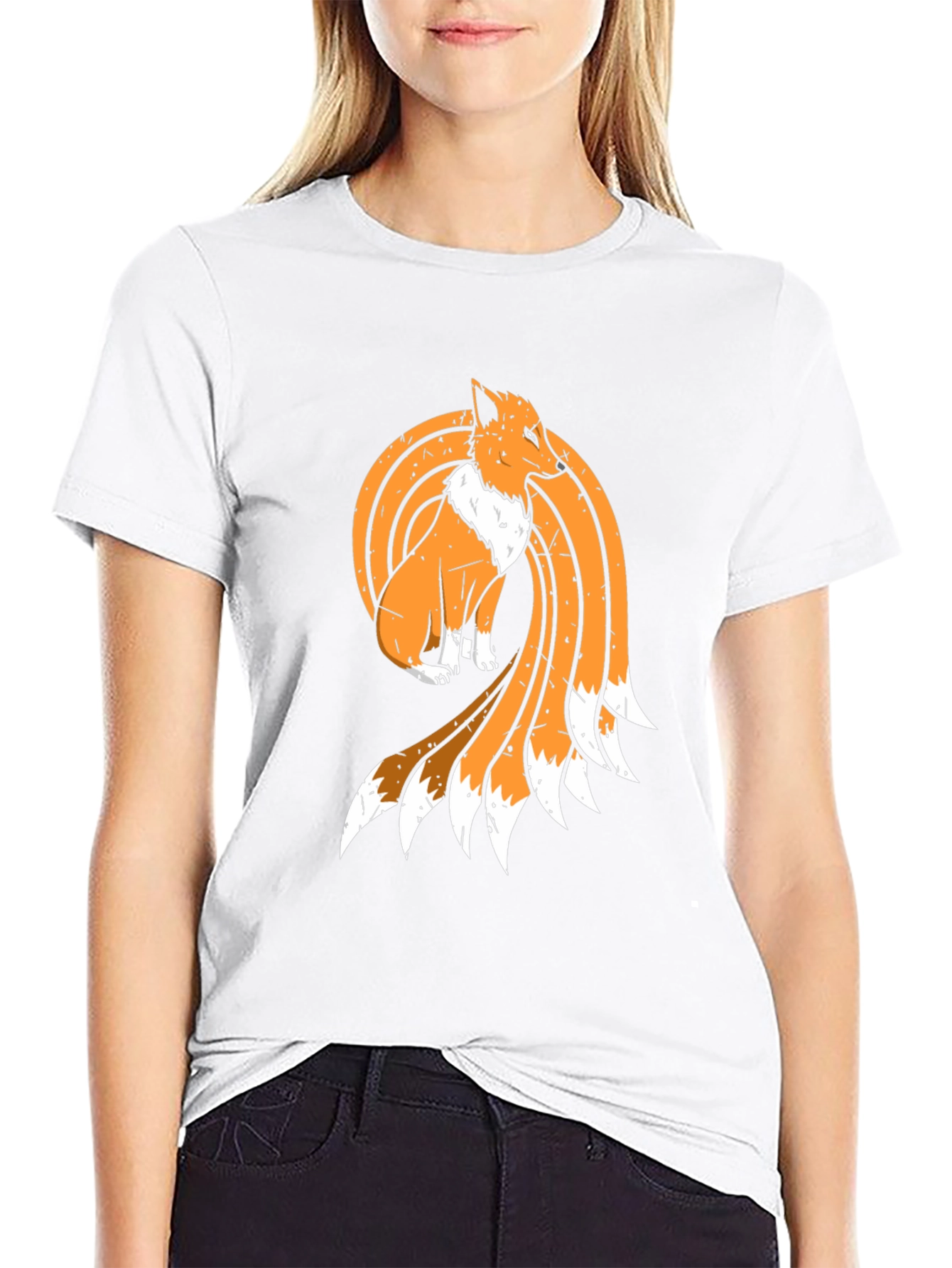 Nine-Tailed Fox Graphic Tee