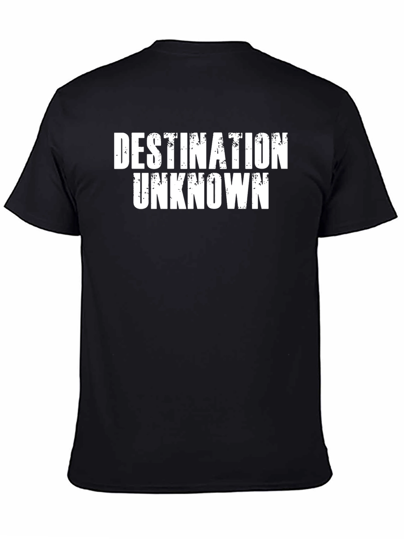 Destination Unknown Graphic T-Shirt - Black