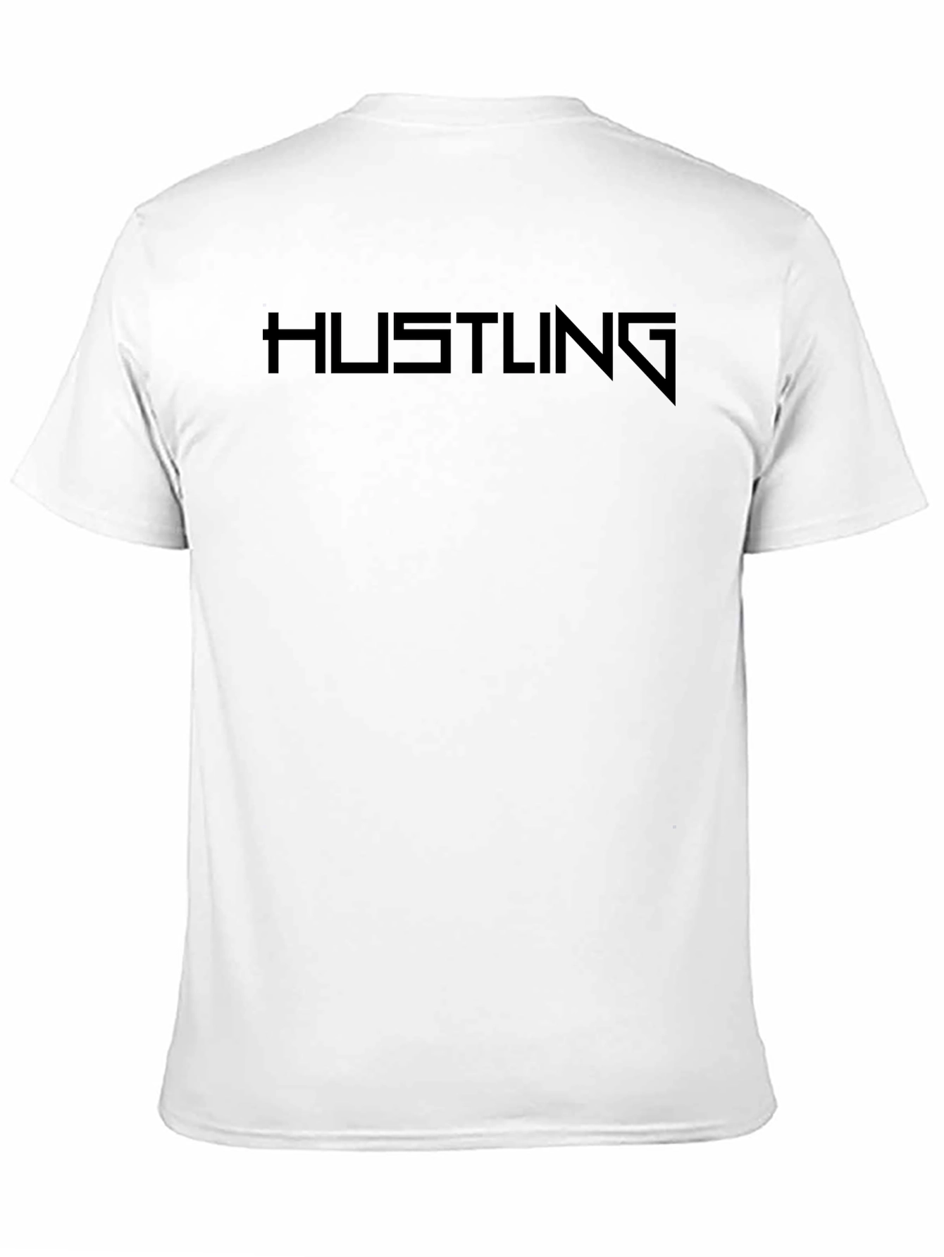 Hustling Black Graphic T-Shirt