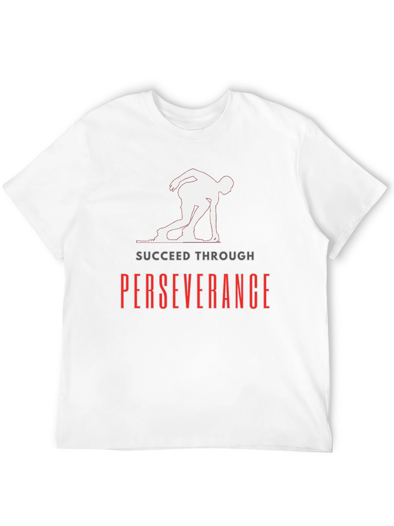 Succeed Through Perseverance Black T-Shirt