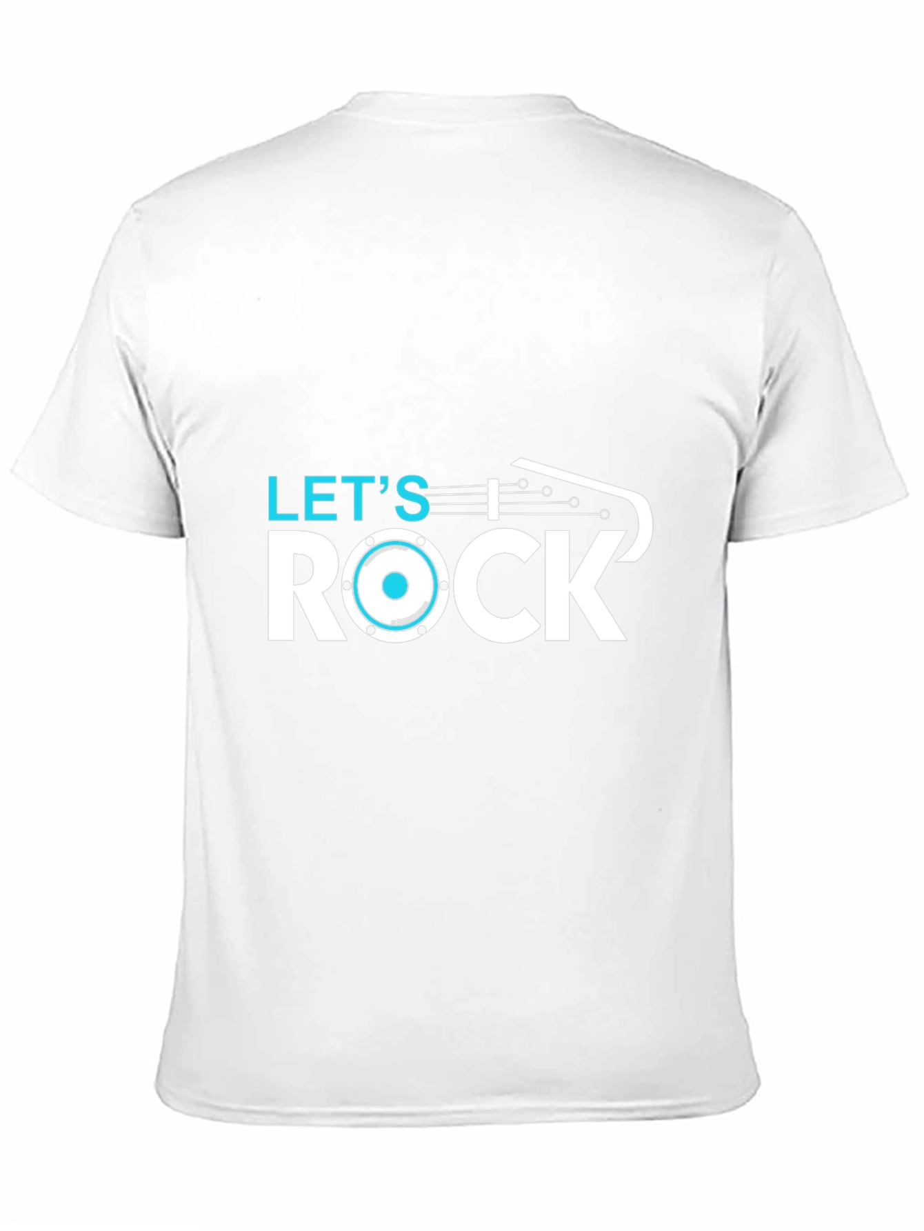 Lets Rock T-Shirt - Black Cotton Graphic Tee