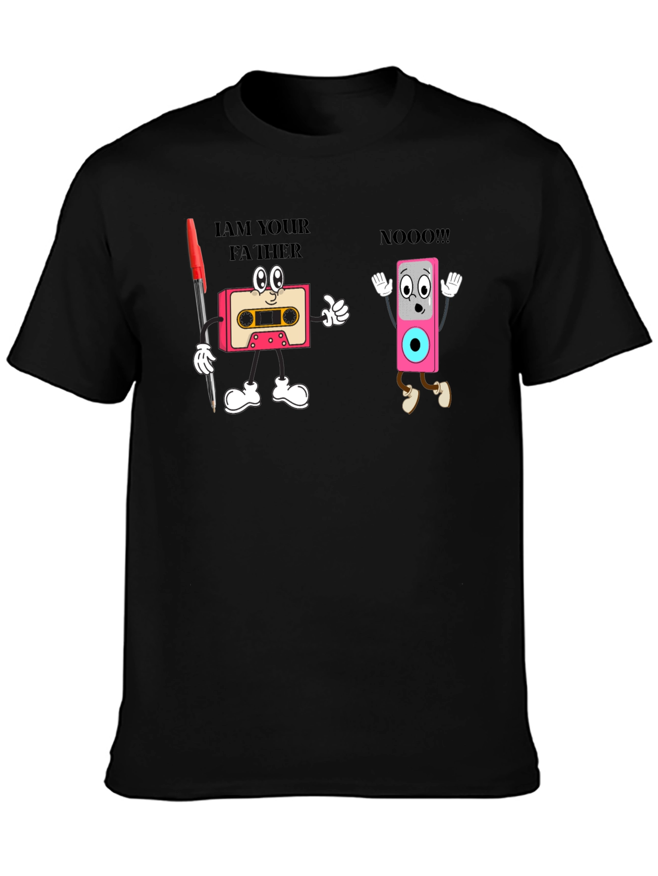 Retro Cassette Tape T-Shirt - Funny Music Lover Tee
