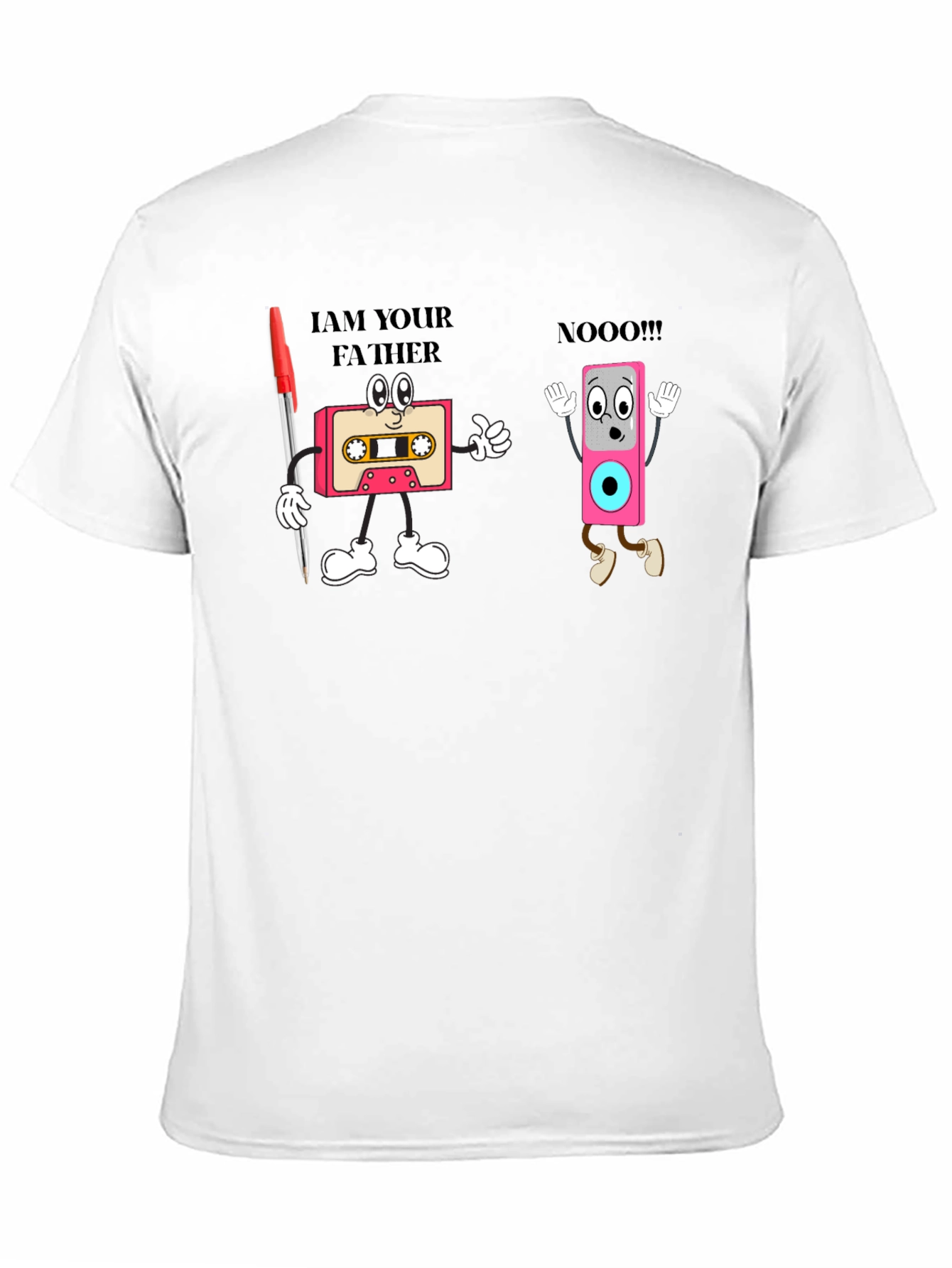 Retro Cassette Tape T-Shirt - Funny Music Lover Tee