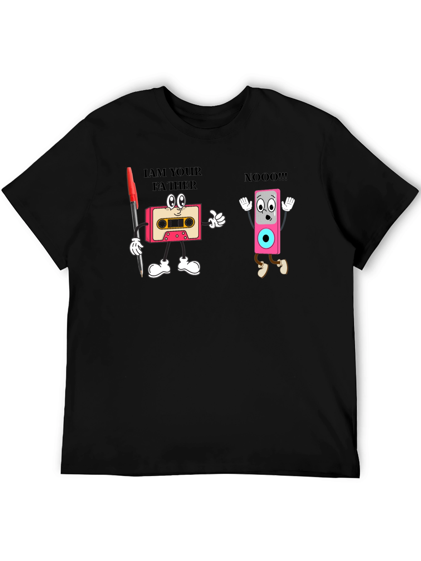 Retro Cassette Tape T-Shirt - Funny Music Lover Tee