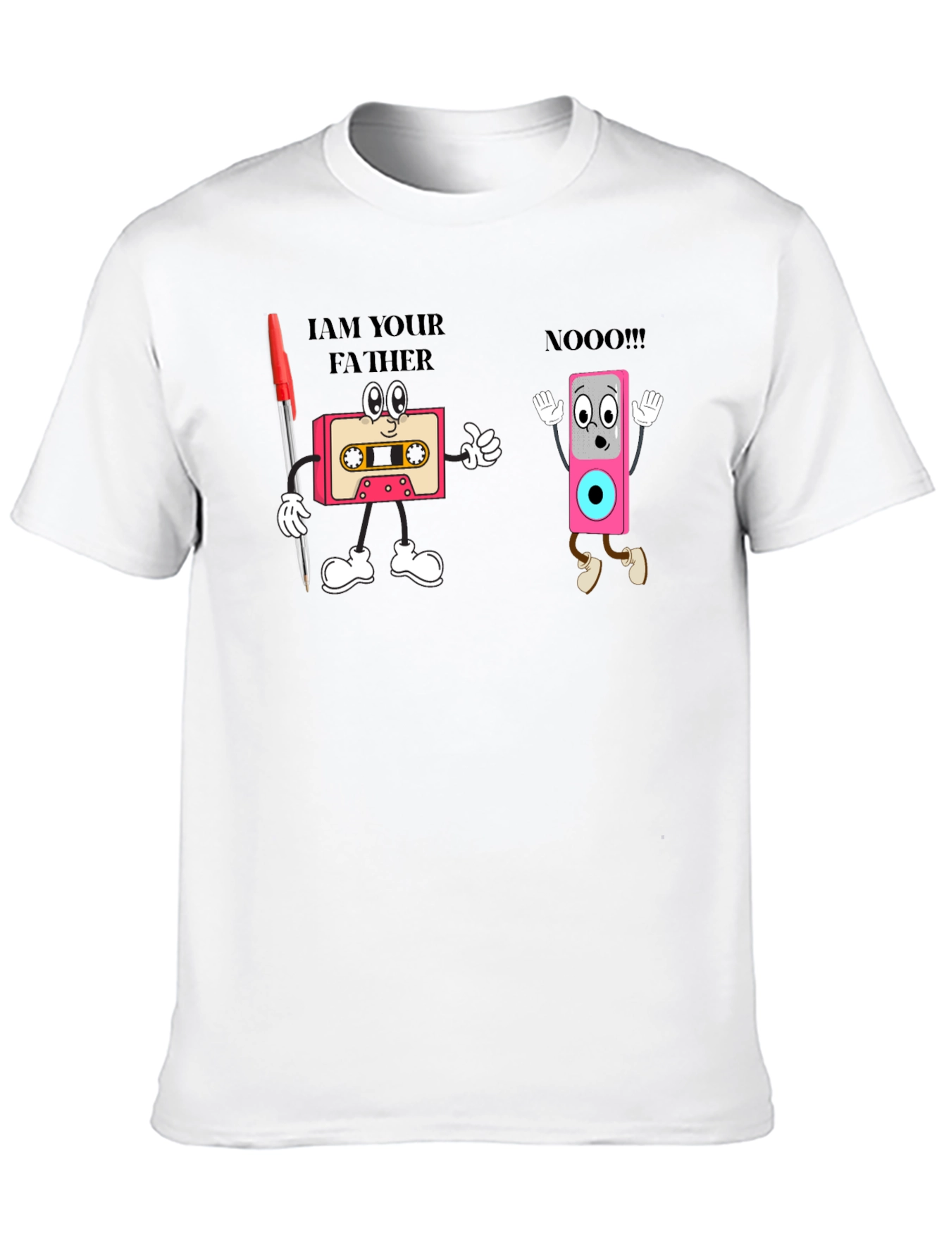 Retro Cassette Tape T-Shirt - Funny Music Lover Tee