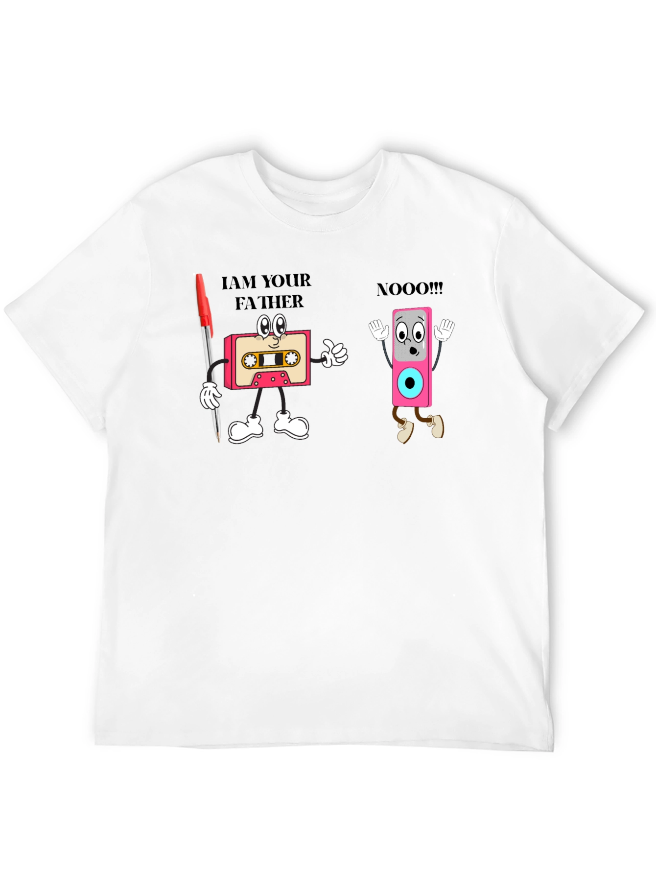 Retro Cassette Tape T-Shirt - Funny Music Lover Tee