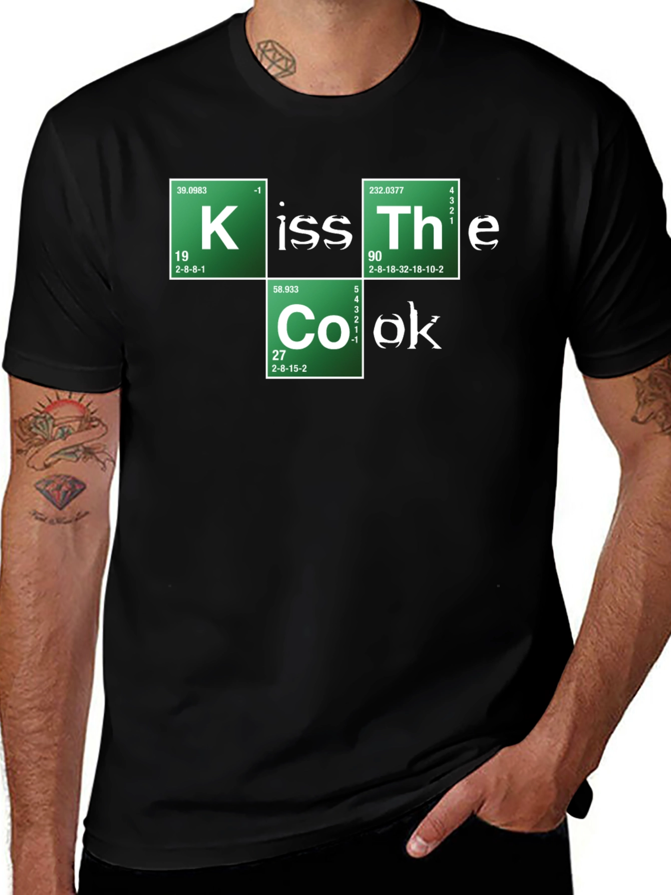 Kiss the Cook Tee - Periodic Table Shirt