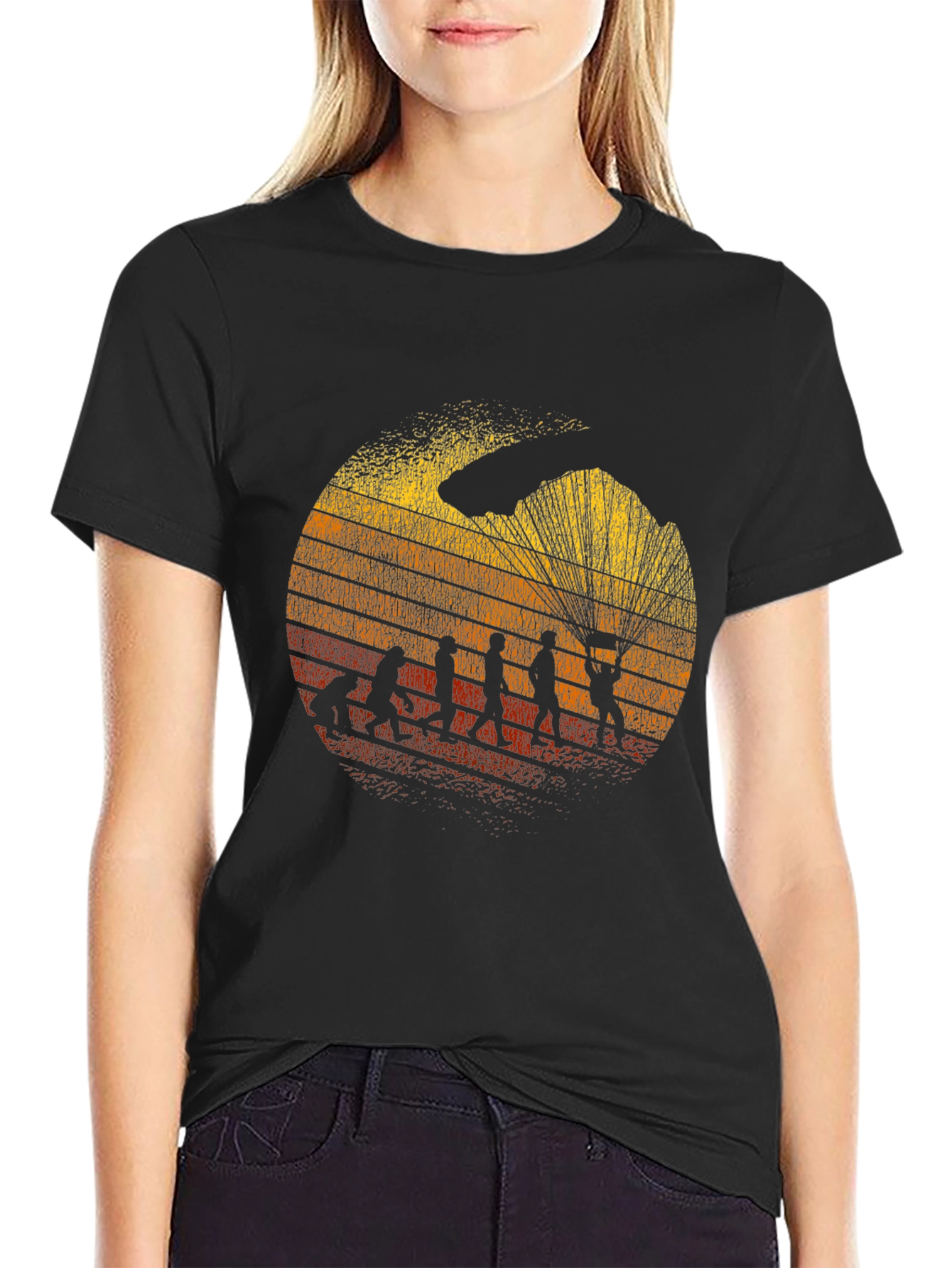 Parachute Evolution Black T-Shirt