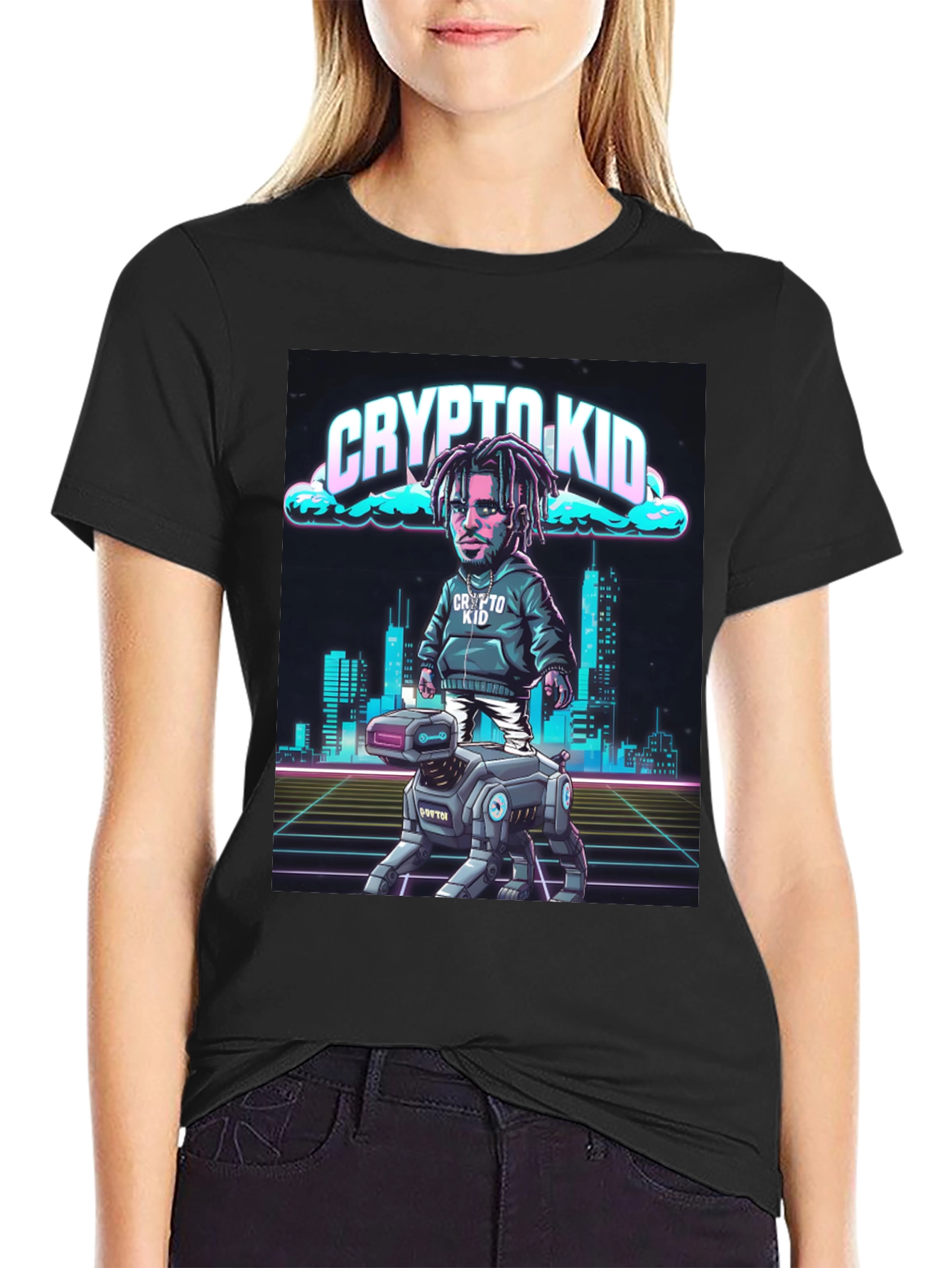 Crypto Kid T-Shirt: Cyberpunk Style