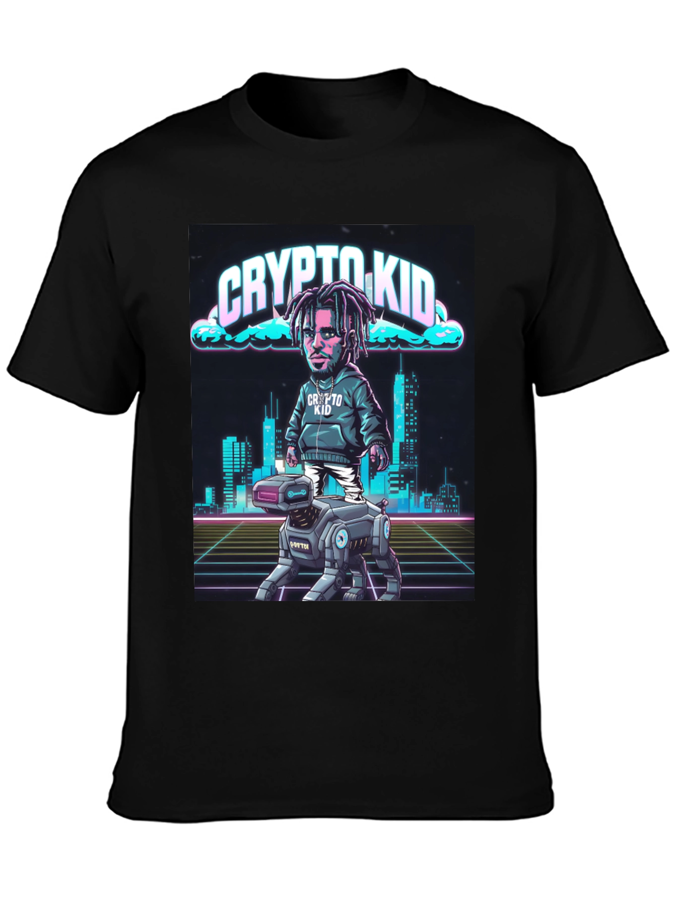 Crypto Kid T-Shirt: Cyberpunk Style