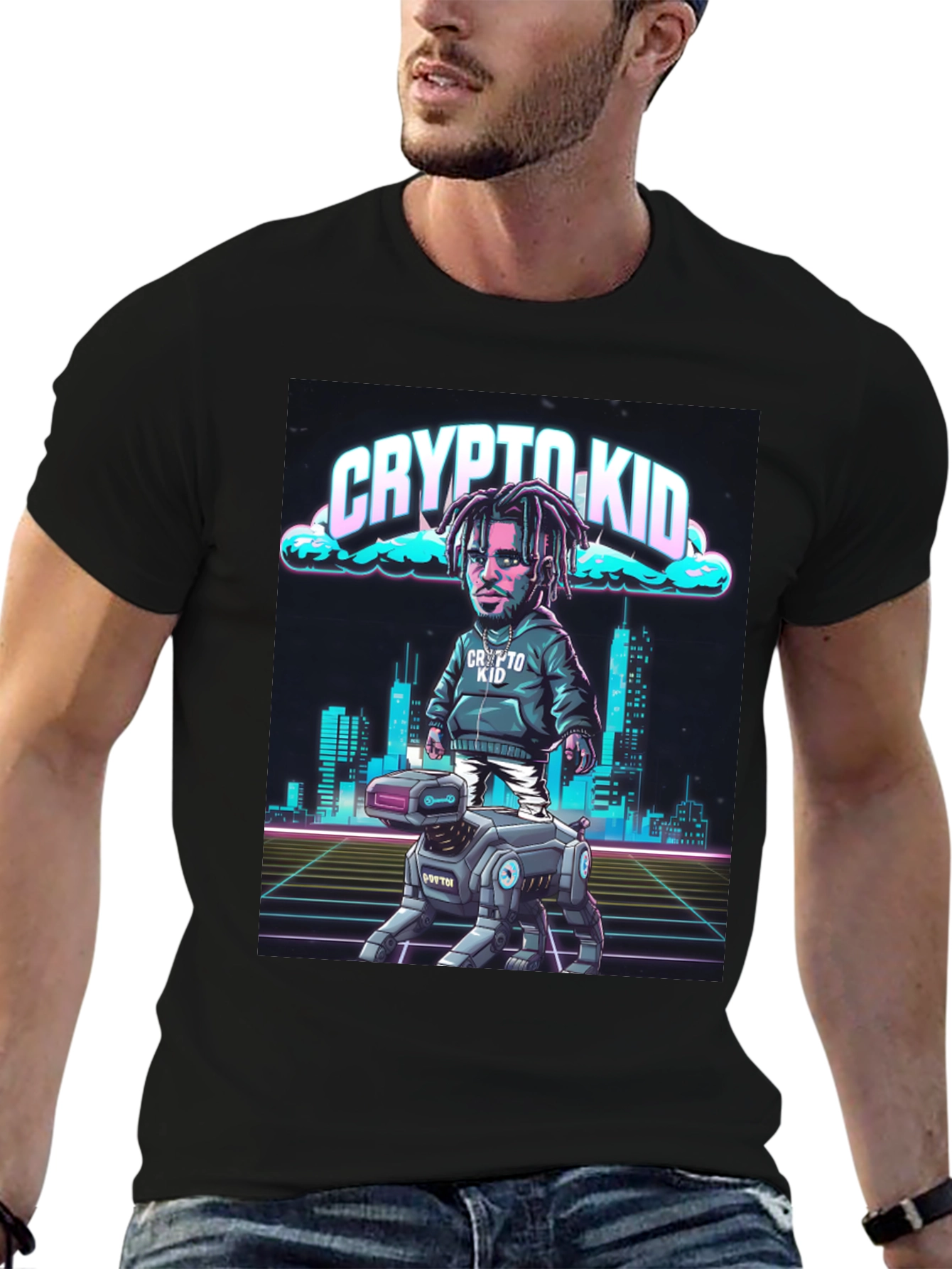 Crypto Kid T-Shirt: Cyberpunk Style