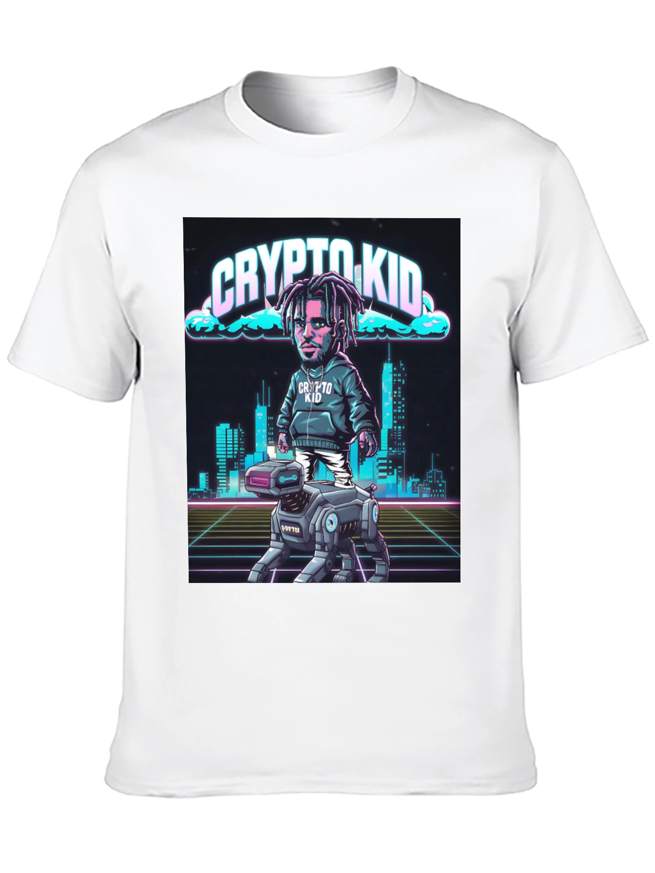 Crypto Kid T-Shirt: Cyberpunk Style