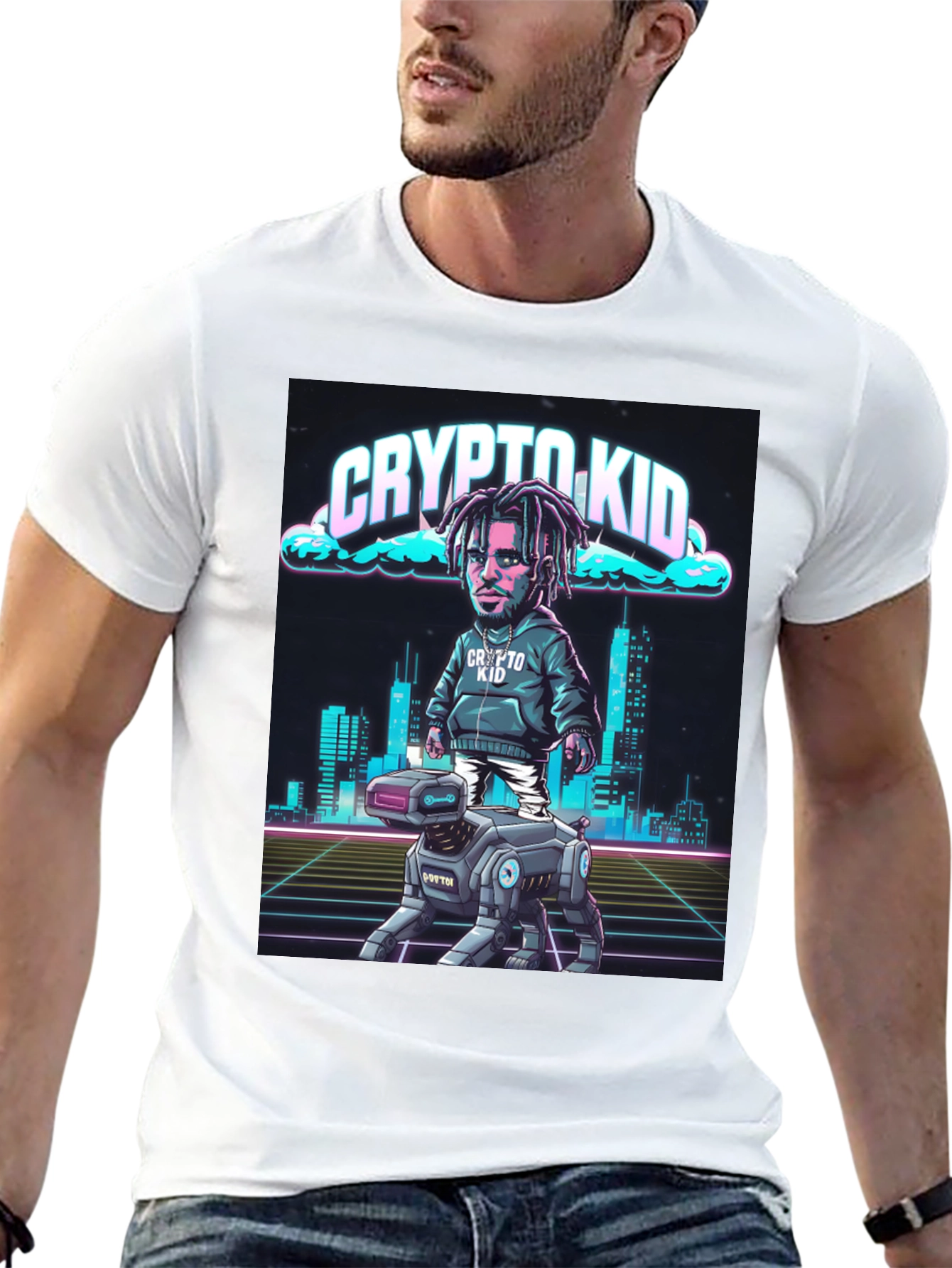 Crypto Kid T-Shirt: Cyberpunk Style