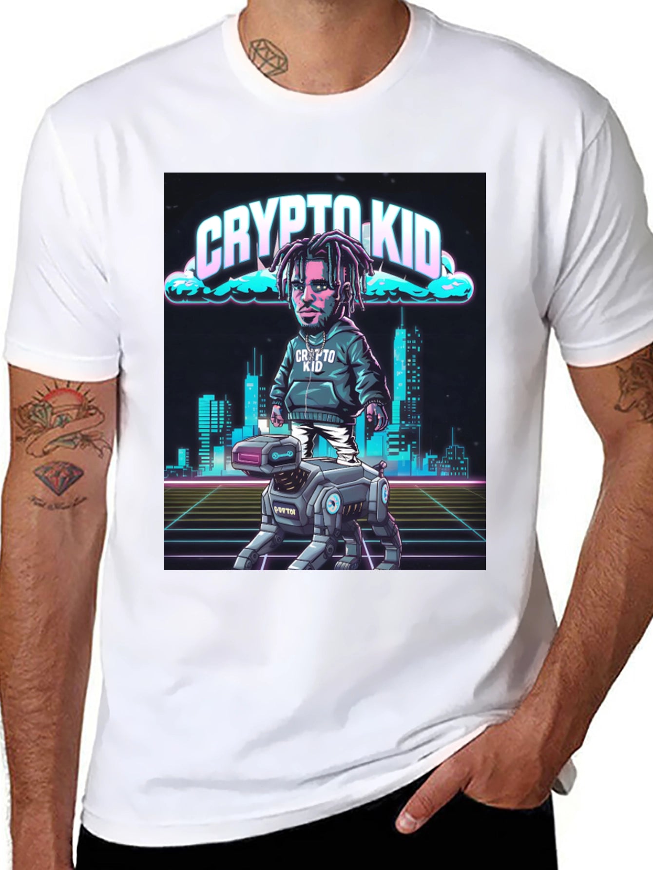 Crypto Kid T-Shirt: Cyberpunk Style