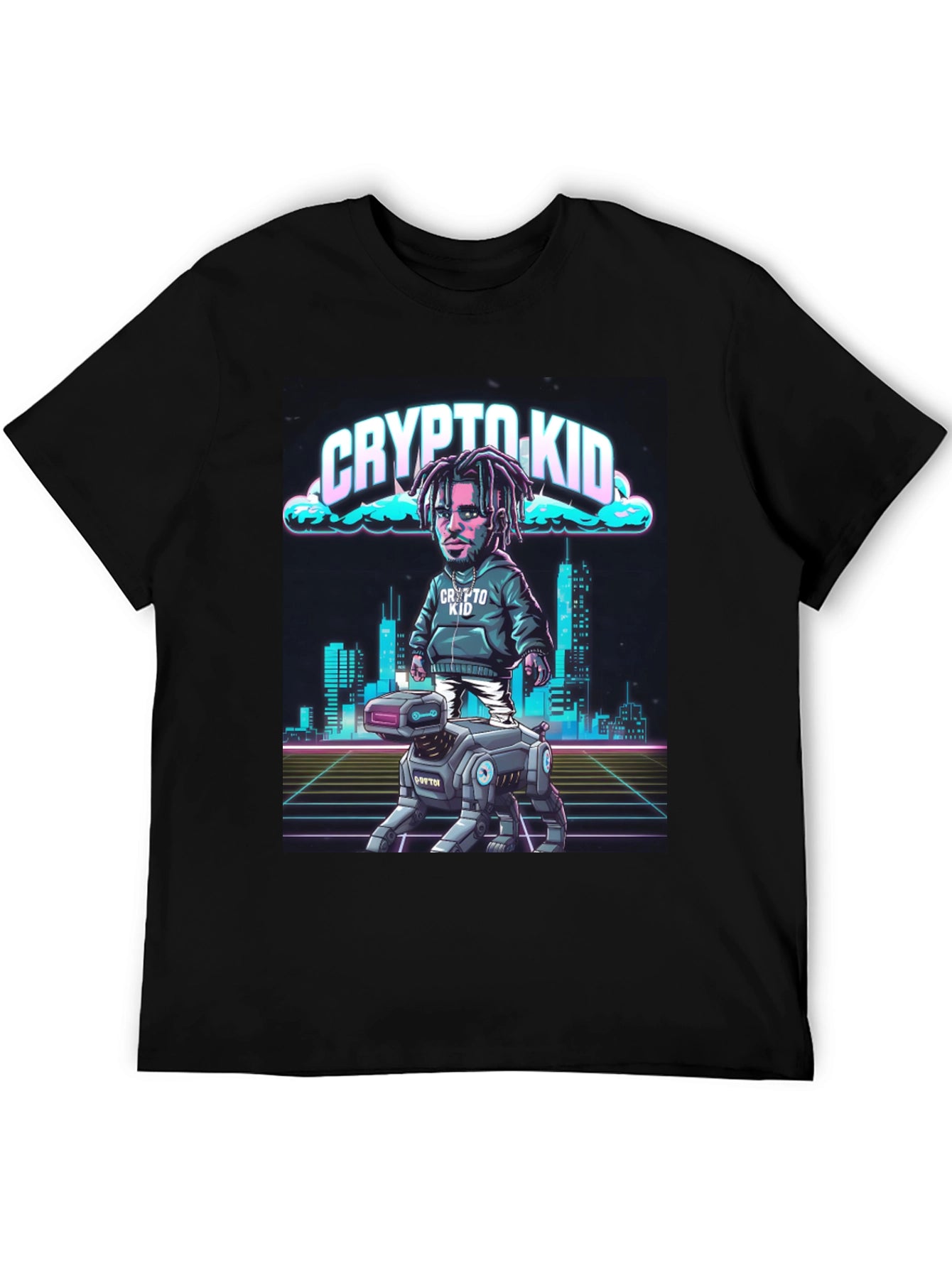 Crypto Kid T-Shirt: Cyberpunk Style