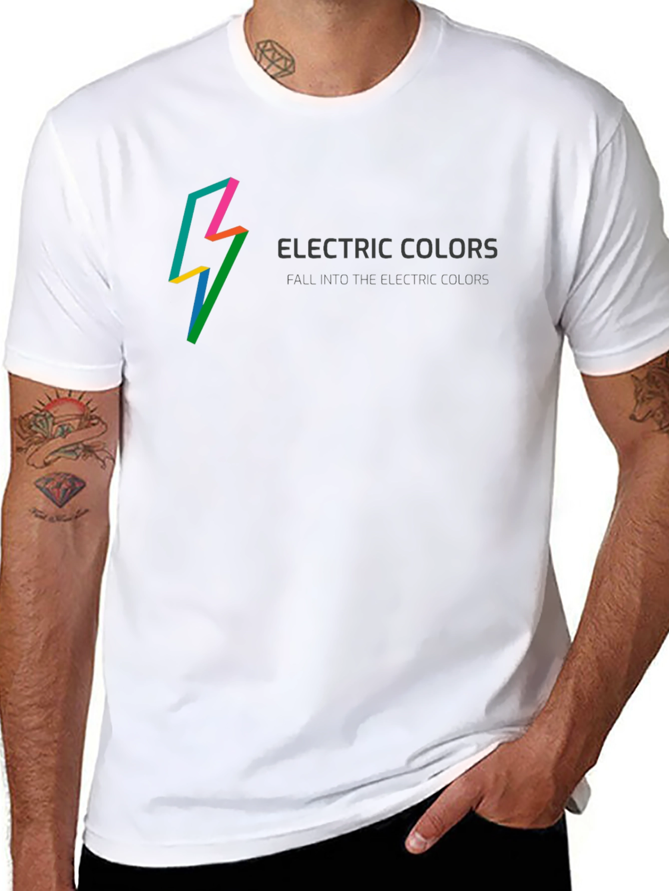 Electric Colors Graphic T-Shirt