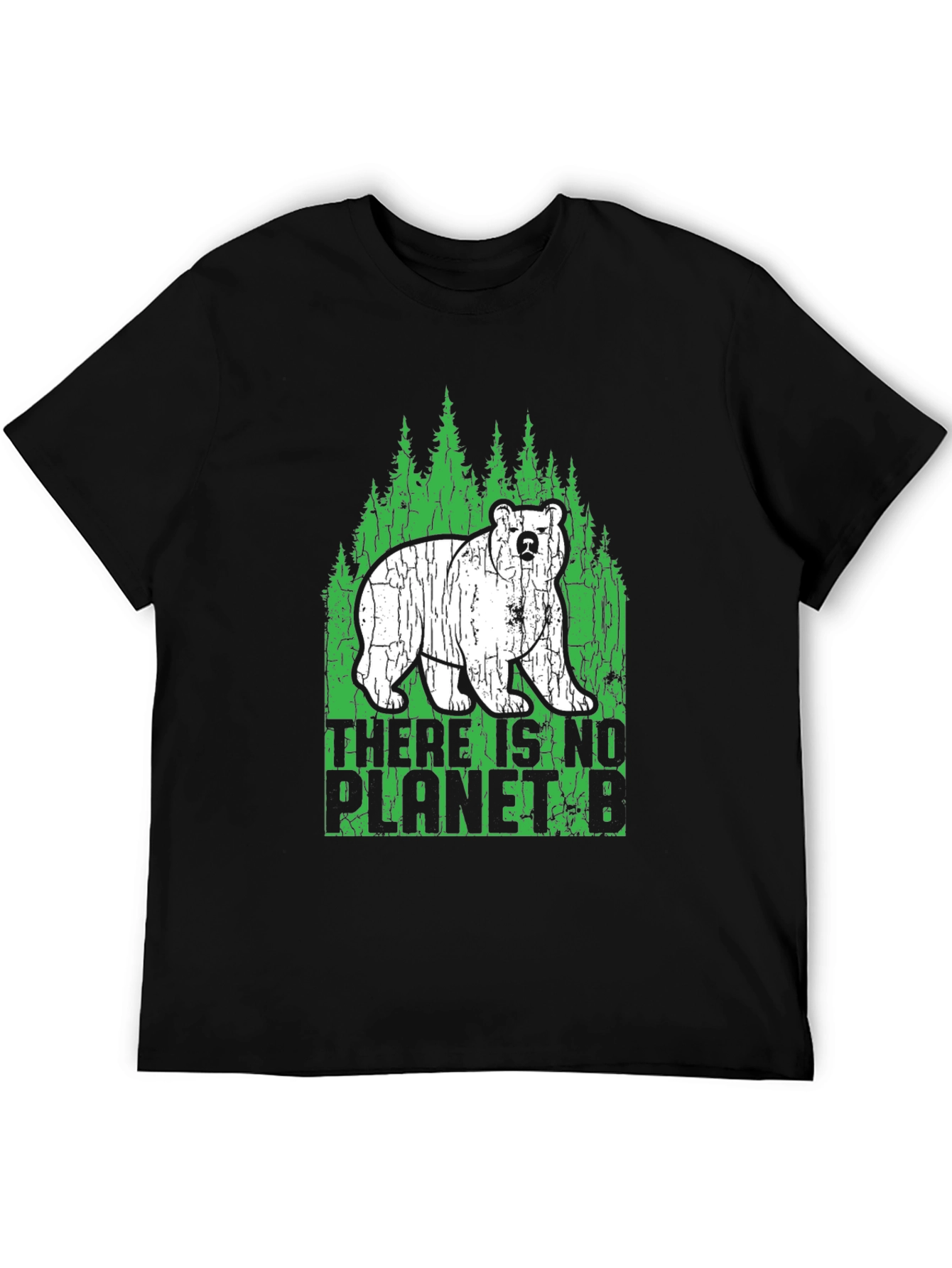 Eco-Friendly No Planet B Bear Graphic Tee