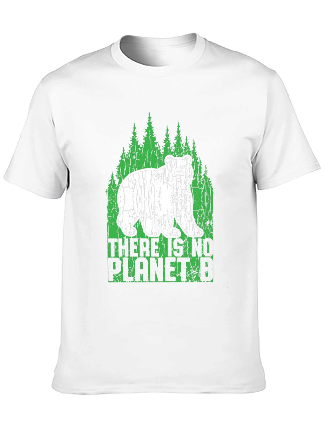 Eco-Friendly No Planet B Bear Graphic Tee