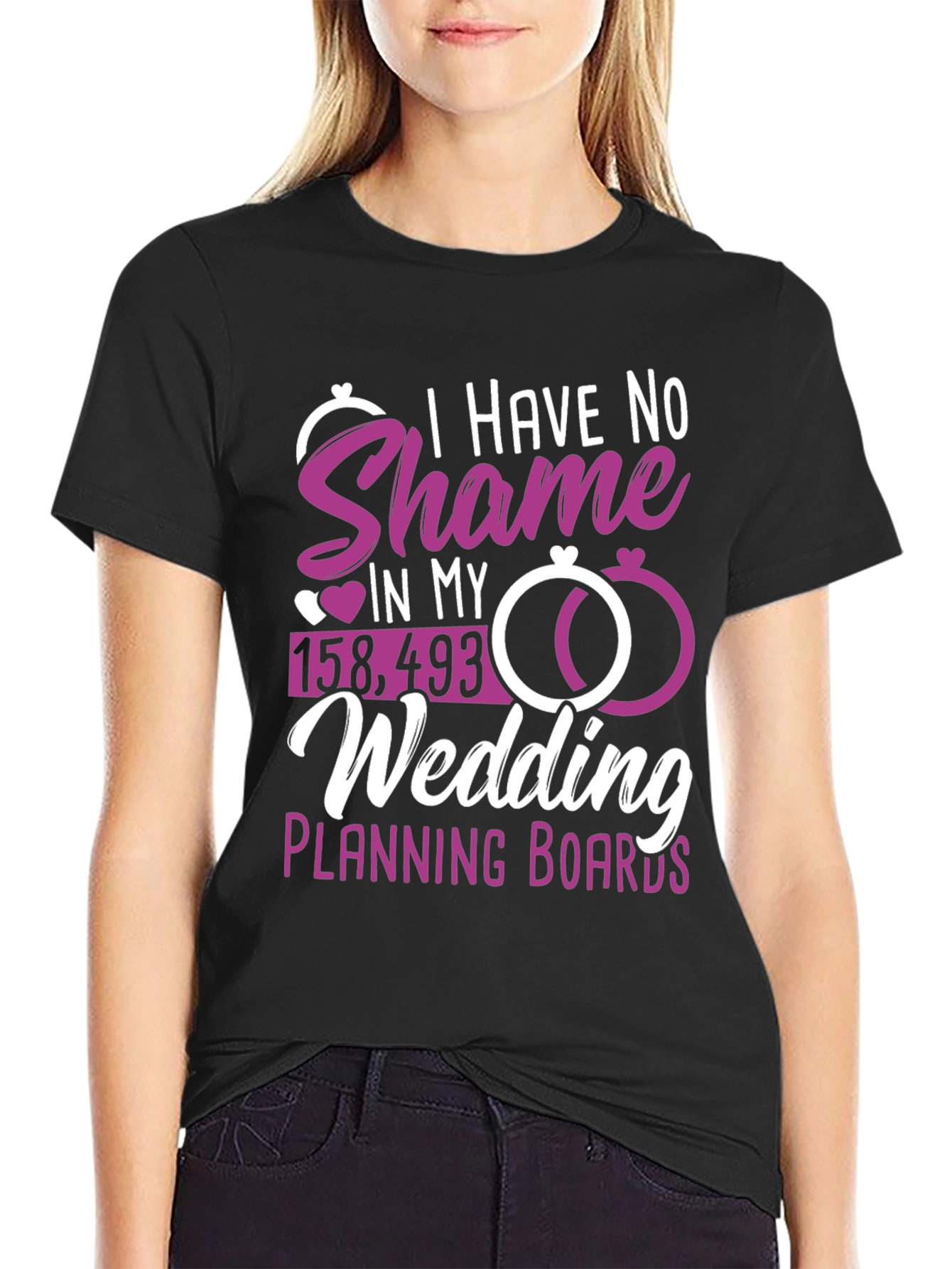 No Shame Wedding Planning T-Shirt