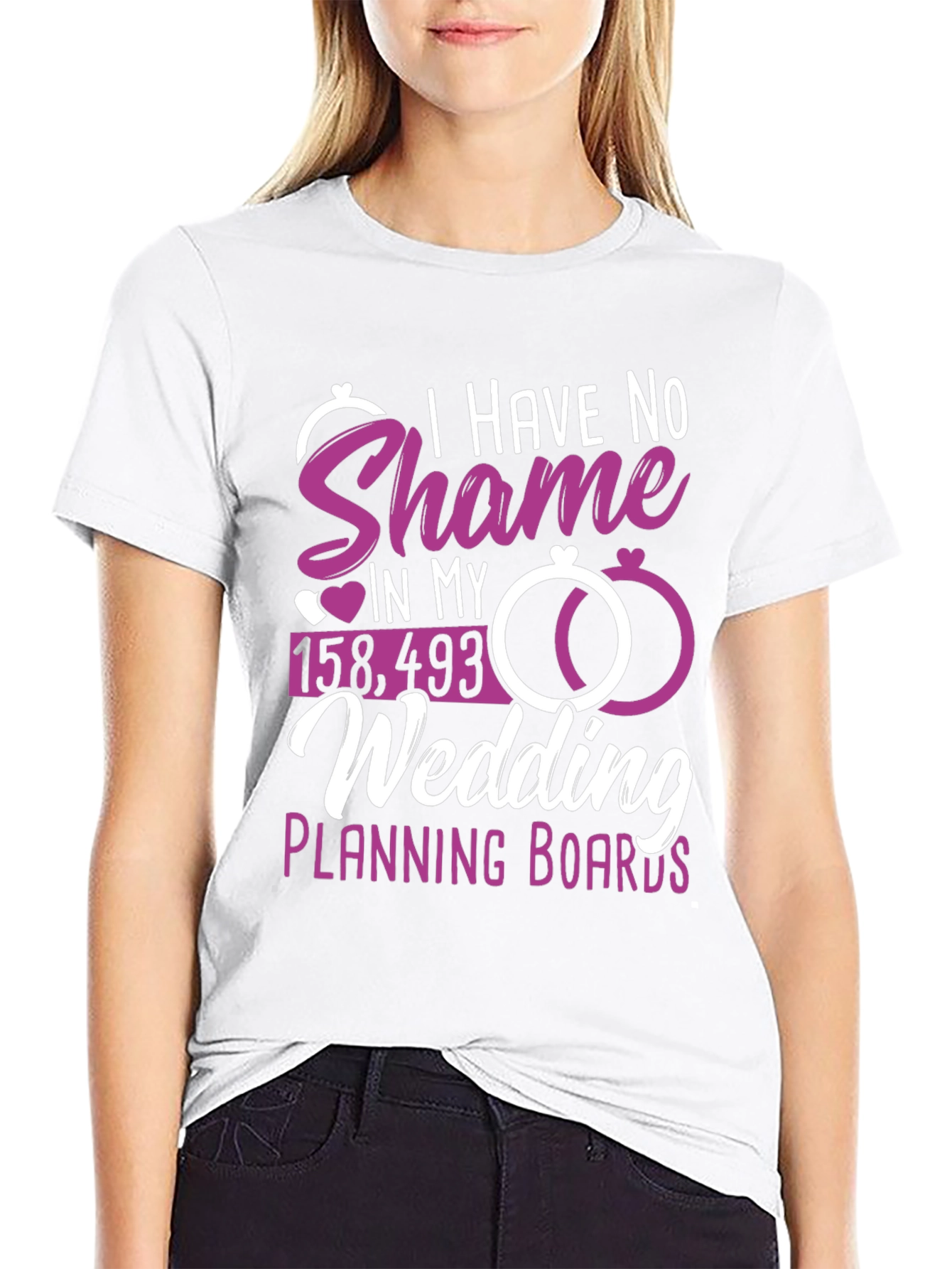 No Shame Wedding Planning T-Shirt
