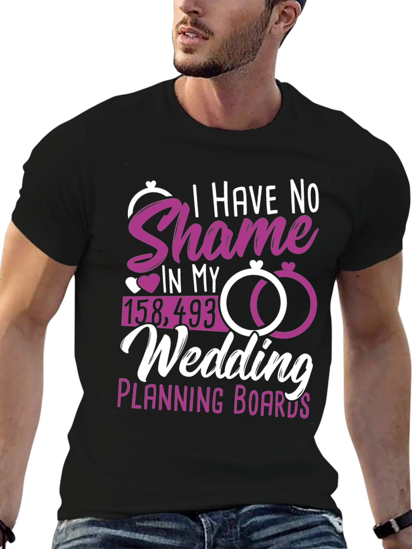 No Shame Wedding Planning T-Shirt