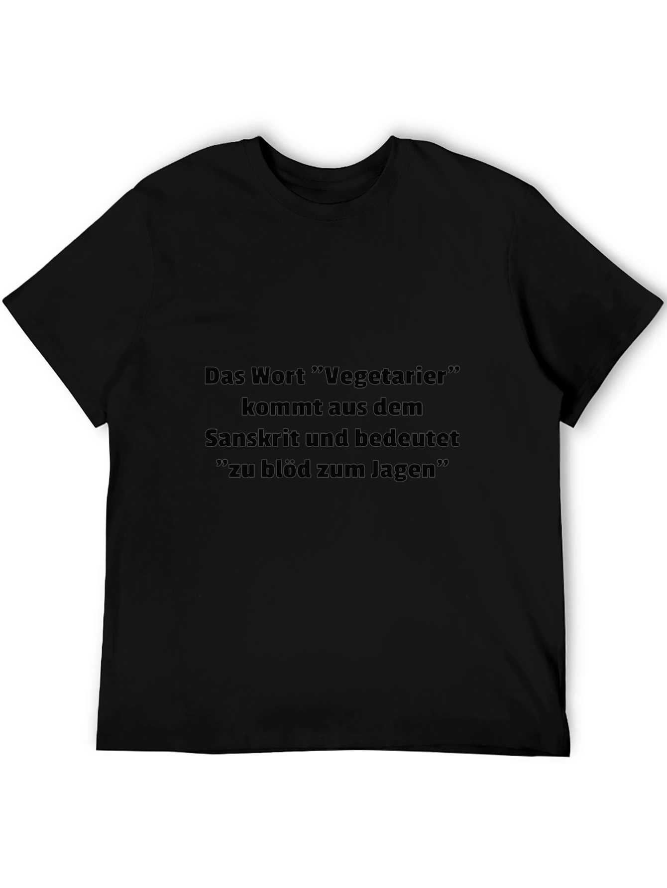 Vegetarier T-Shirt - Funny German Vegan Tee