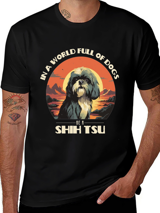 Shih Tzu Dog Lover Graphic Tee