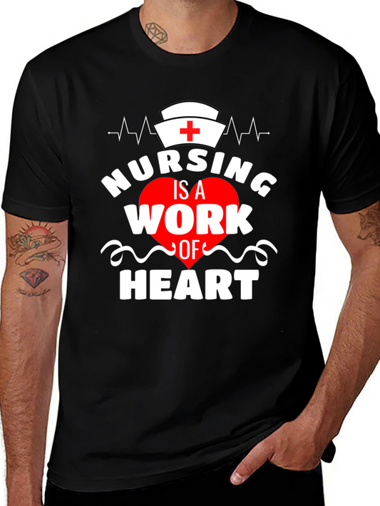 Nursing is a Work of Heart T-Shirt