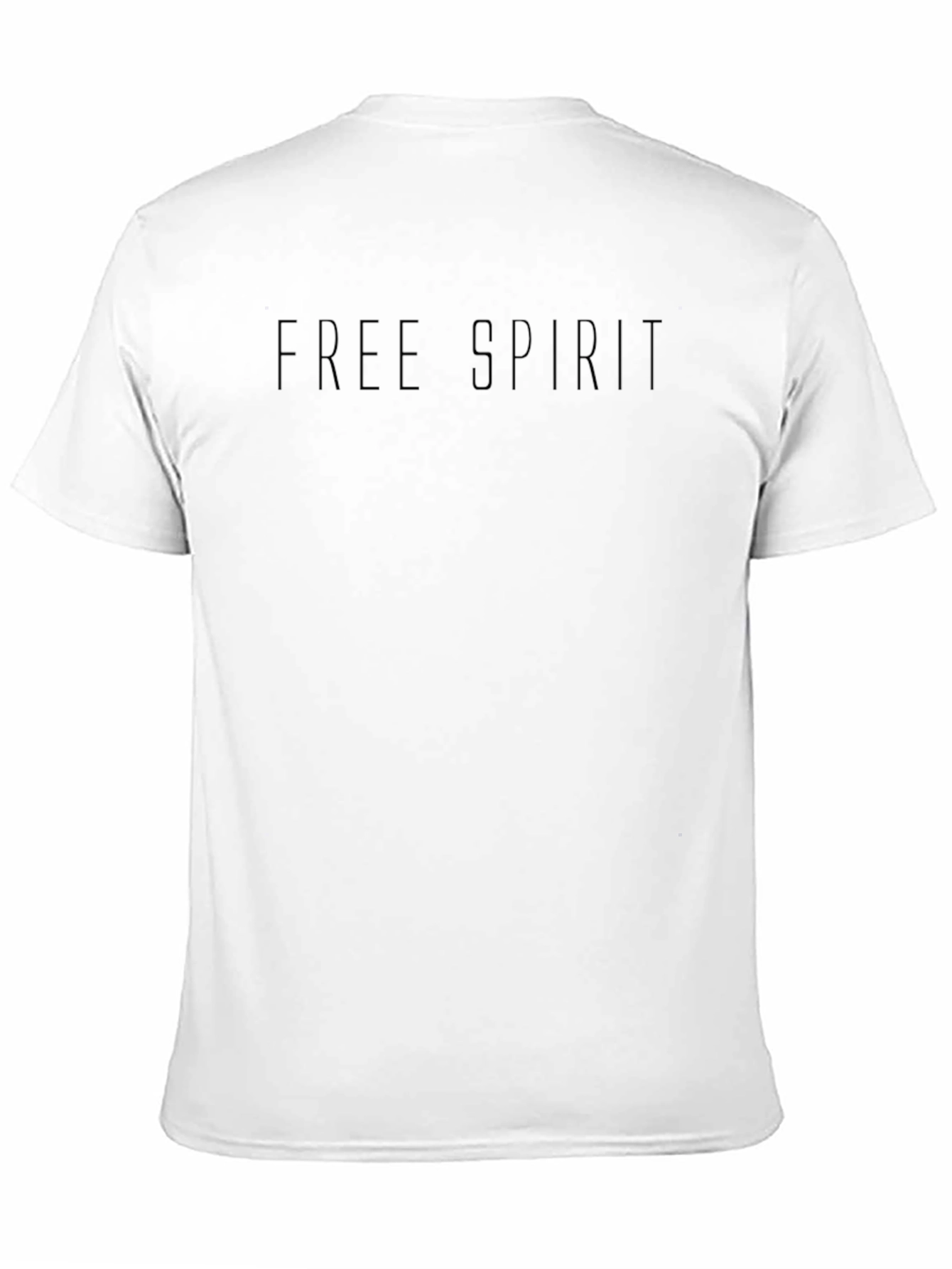 Free Spirit Black T-Shirt - Minimalist Design