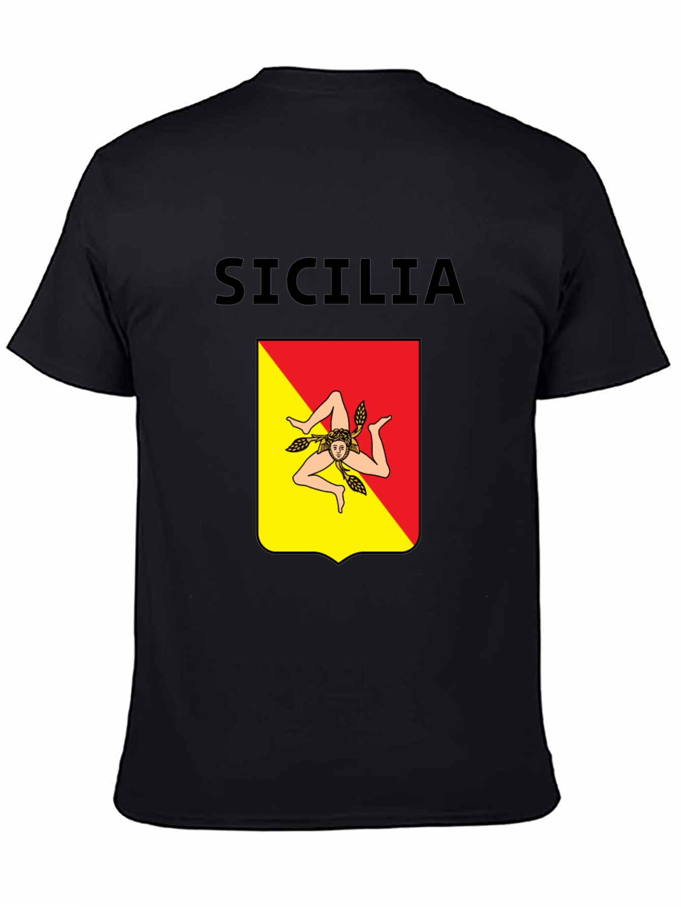 Sicilia T-Shirt: Sicilian Flag Design