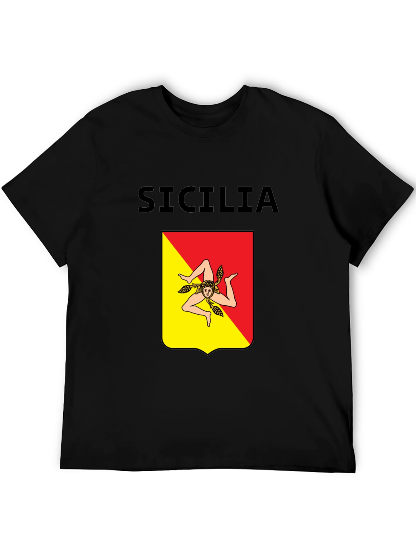 Sicilia T-Shirt: Sicilian Flag Design